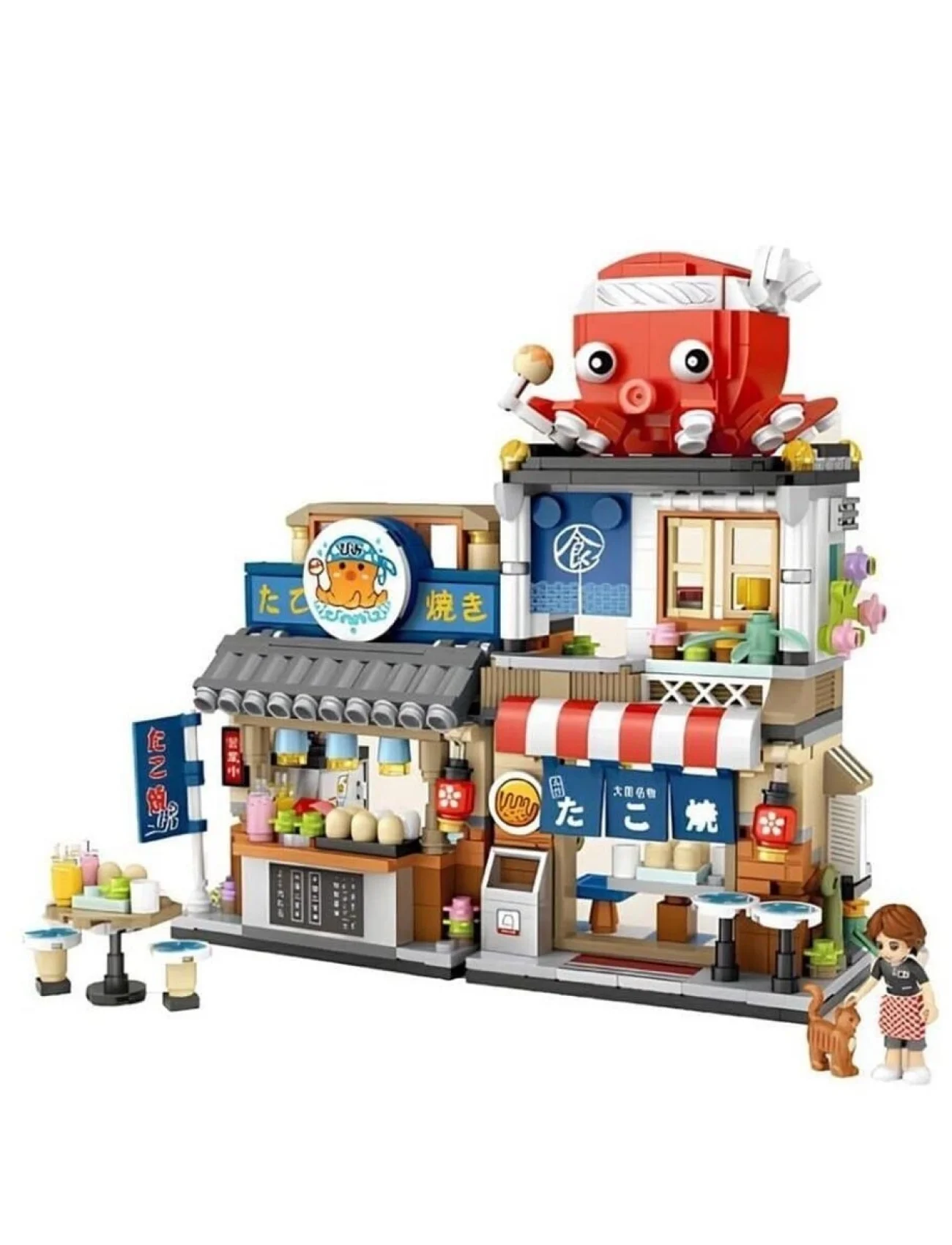 LZ-1218 LOZ JAPON KATLANIR YEMEK SOKAĞI 722 PARÇA BLOCK OYUNCAK