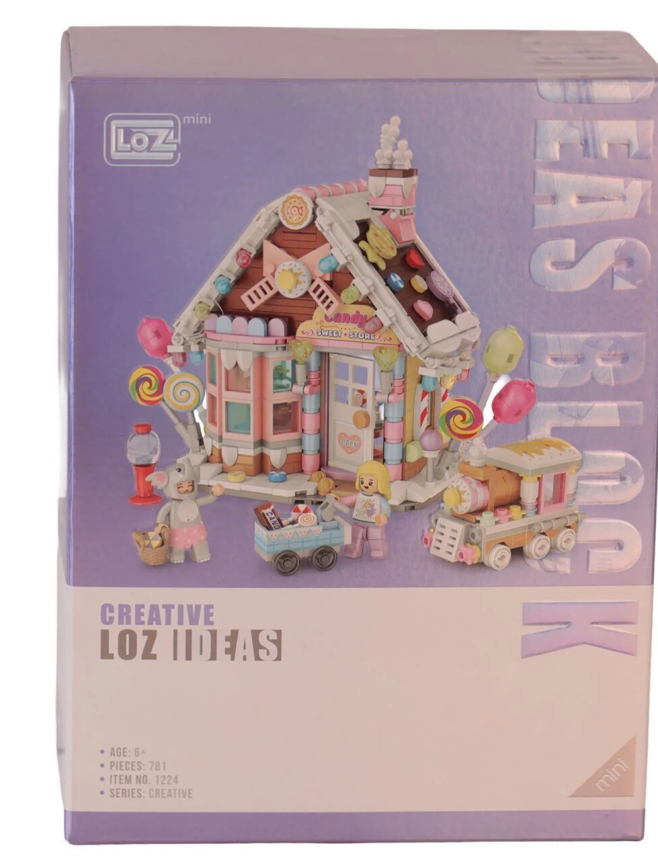 LZ-1224 LOZ ŞEKER EVİ 781 PARÇA BLOCK OYUNCAK