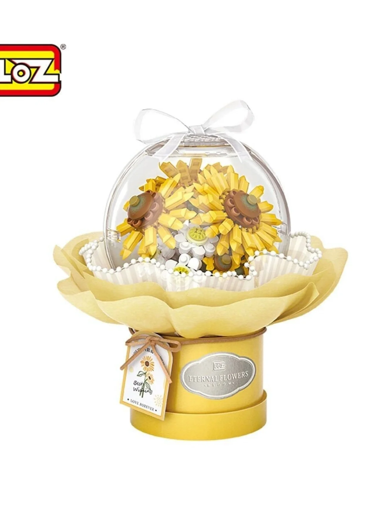 LZ-1299 LOZ LEDLİ AYÇİÇEĞİ BUKETİ 510 PARÇA BLOCK OYUNCAK