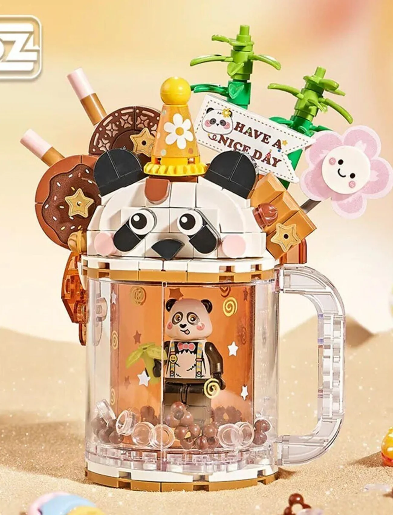 LZ-4206 LOZ PANDA AYI DONDURMA KUPASI 297 PARÇA BLOCK OYUNCAK