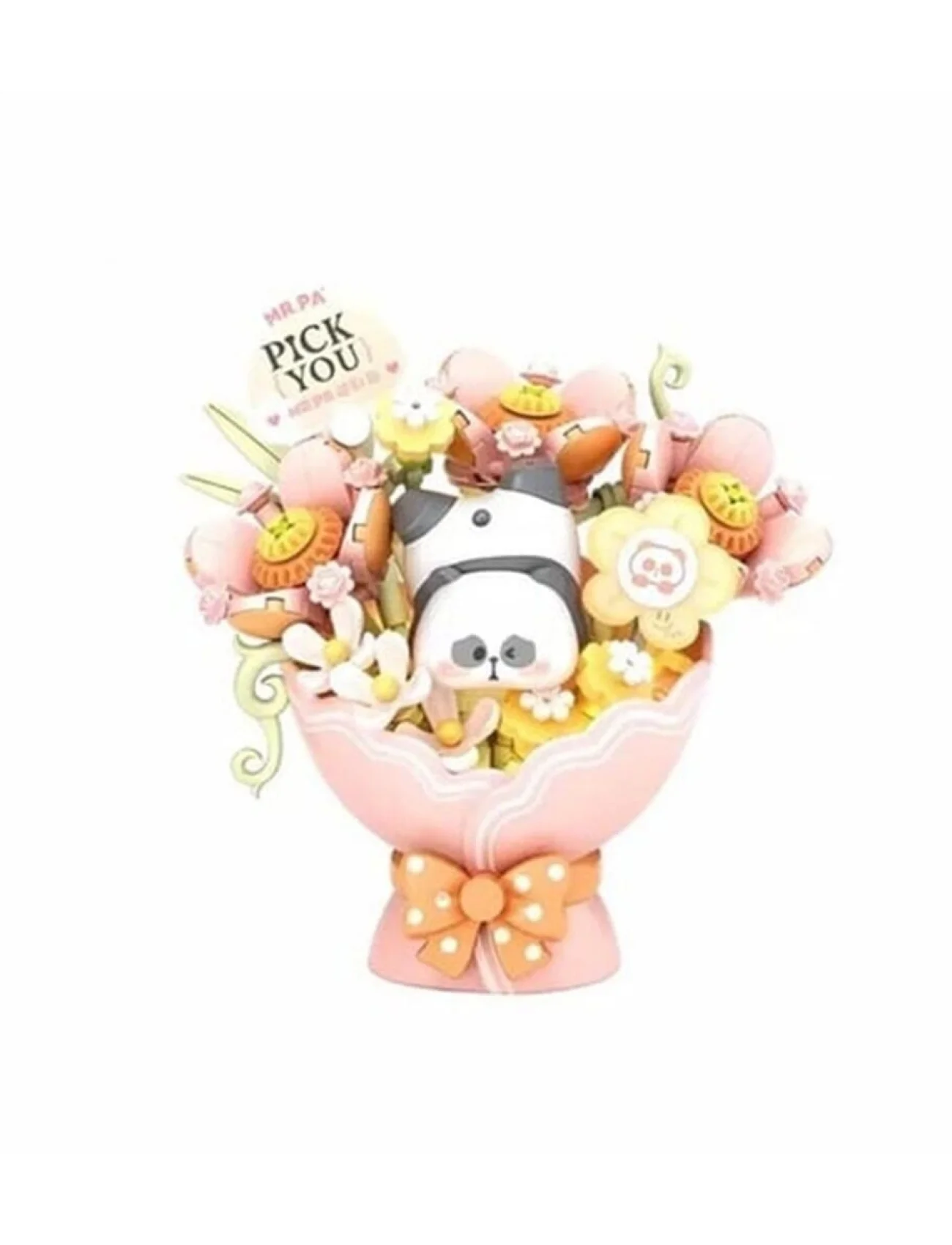 LZ-7301 LOZ PEMBE ÇİÇEK BUKETİ 261 PARÇA BLOCK