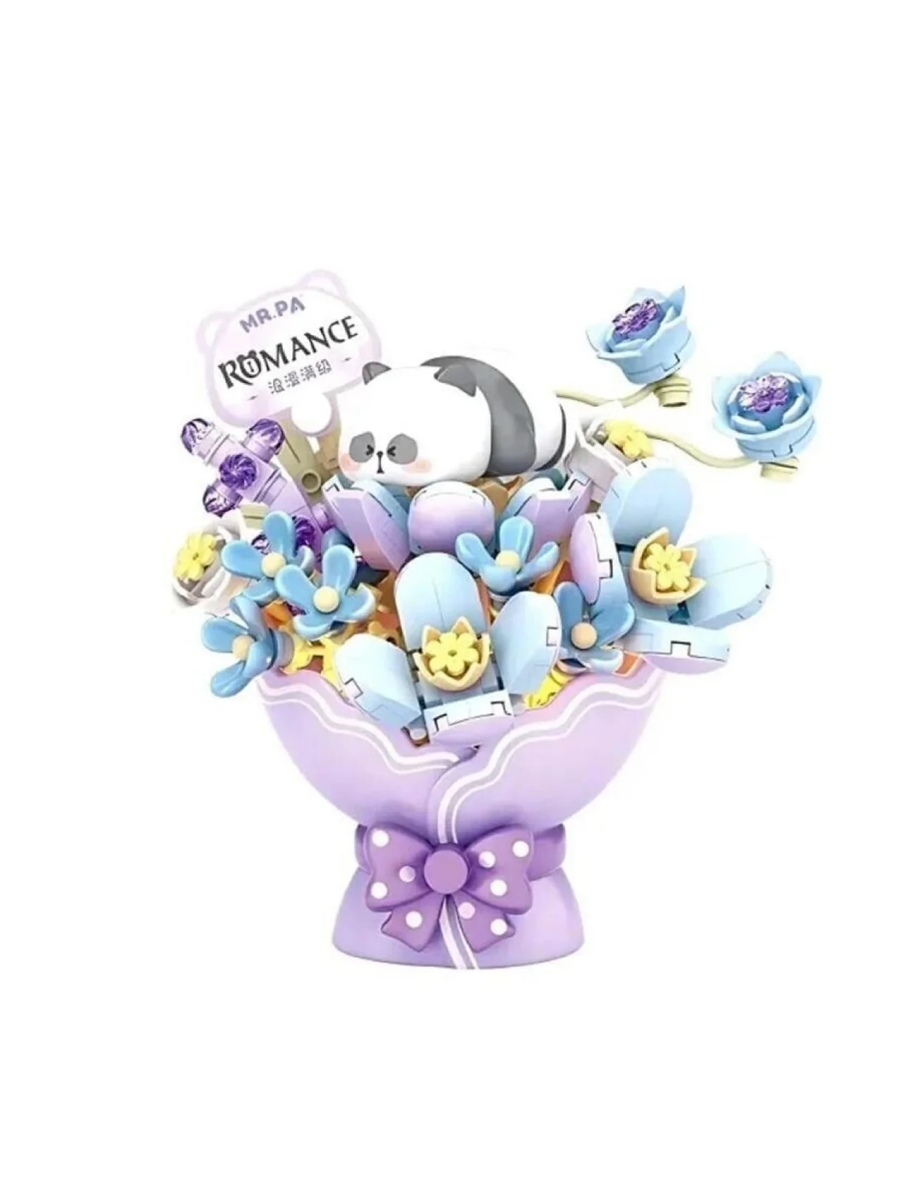 LZ-7302 LOZ MOR MAVİ ÇİÇEK BUKETİ 246 PARÇA BLOCK OYUNCAK