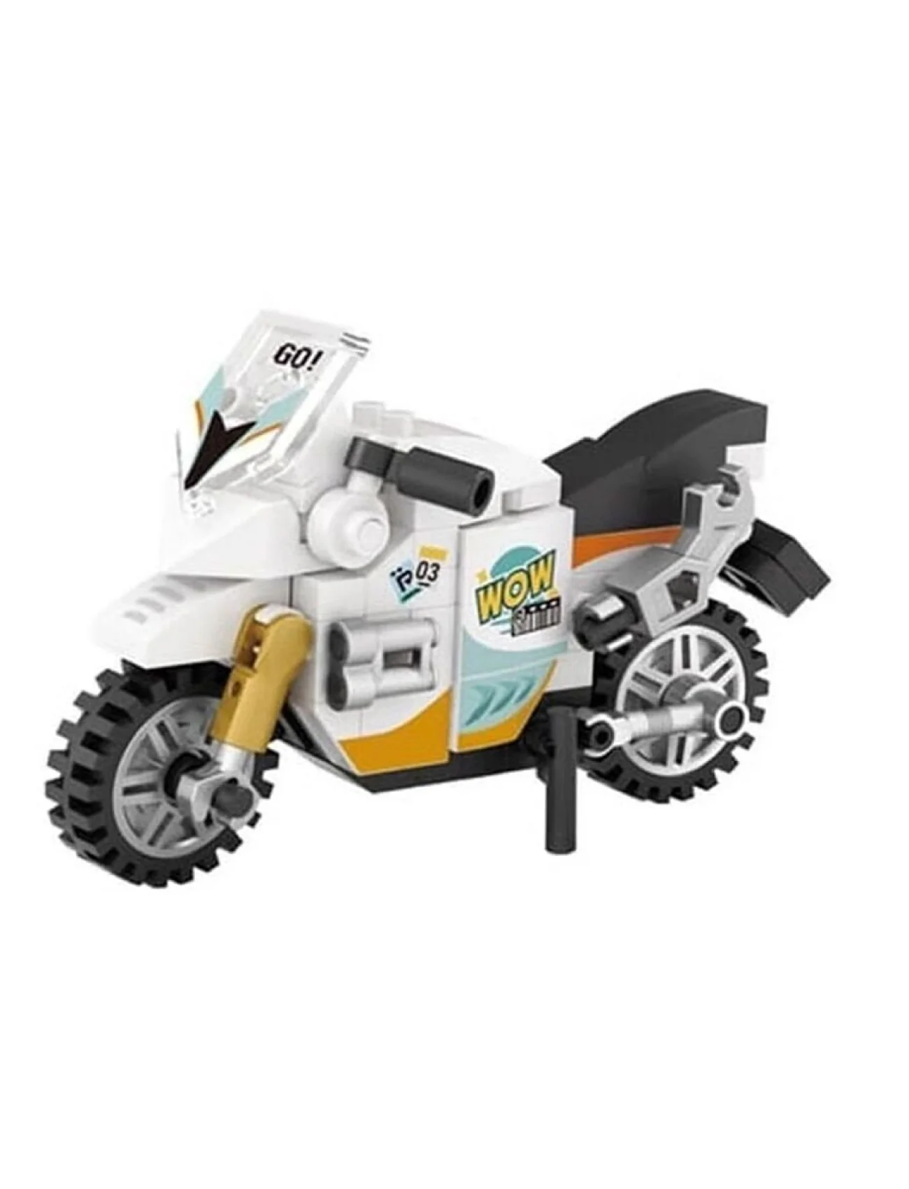 LZ-8624 LOZ MOTORSİKLET 120 PARÇA BLOCK OYUNCAK MİNİ POŞET