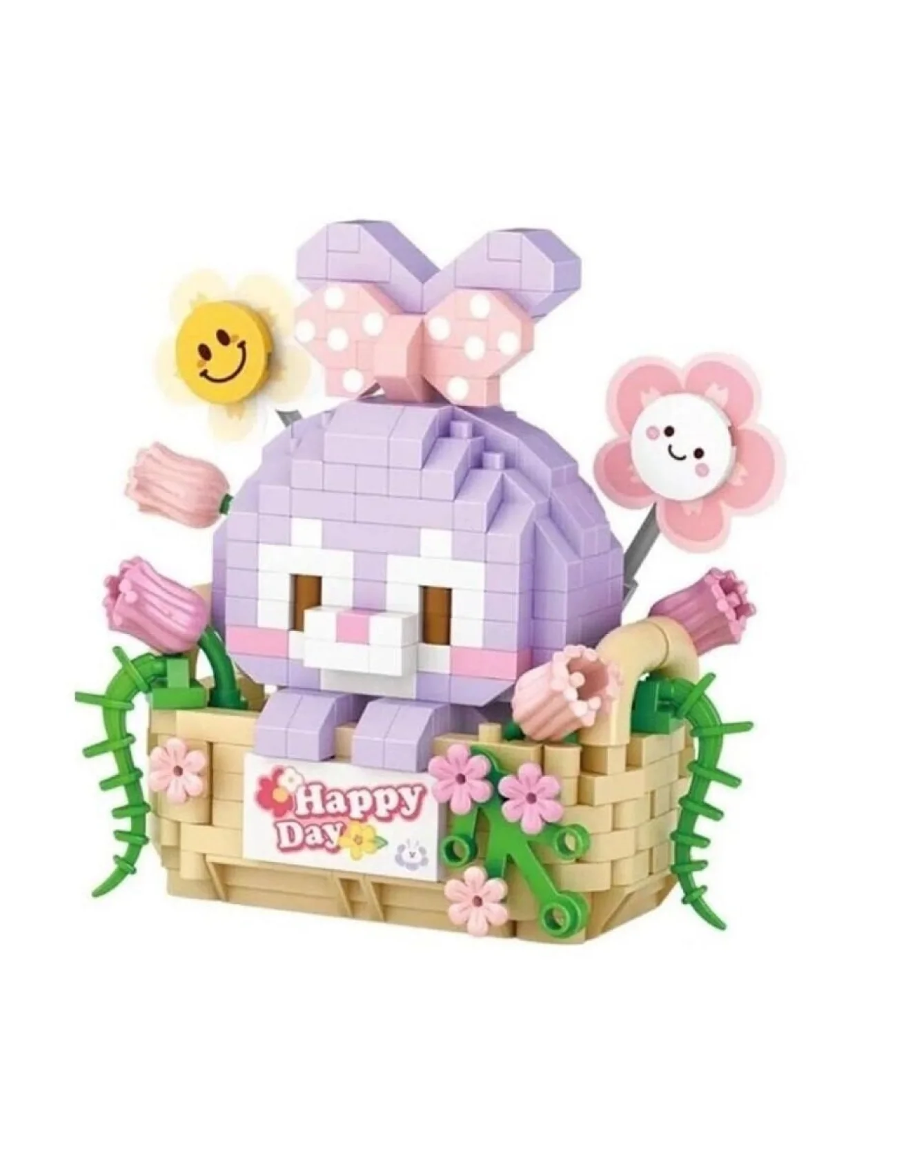 LZ-8805 LOZ MOR TAVŞAN 400 PARÇA BLOCK OYUNCAK