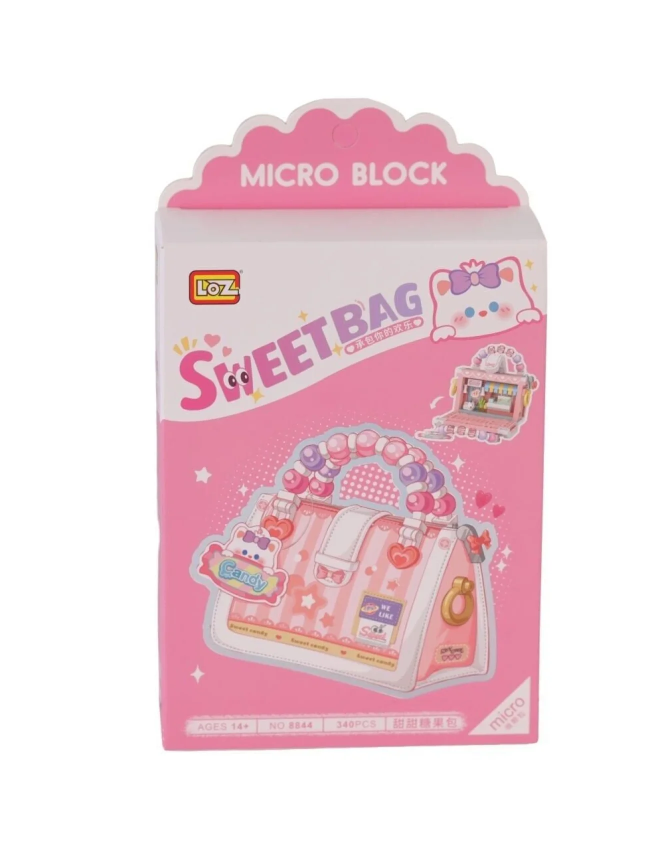 LZ-8844 LOZ ŞEKER ÇANTASI 340 PARÇA BLOCK OYUNCAK