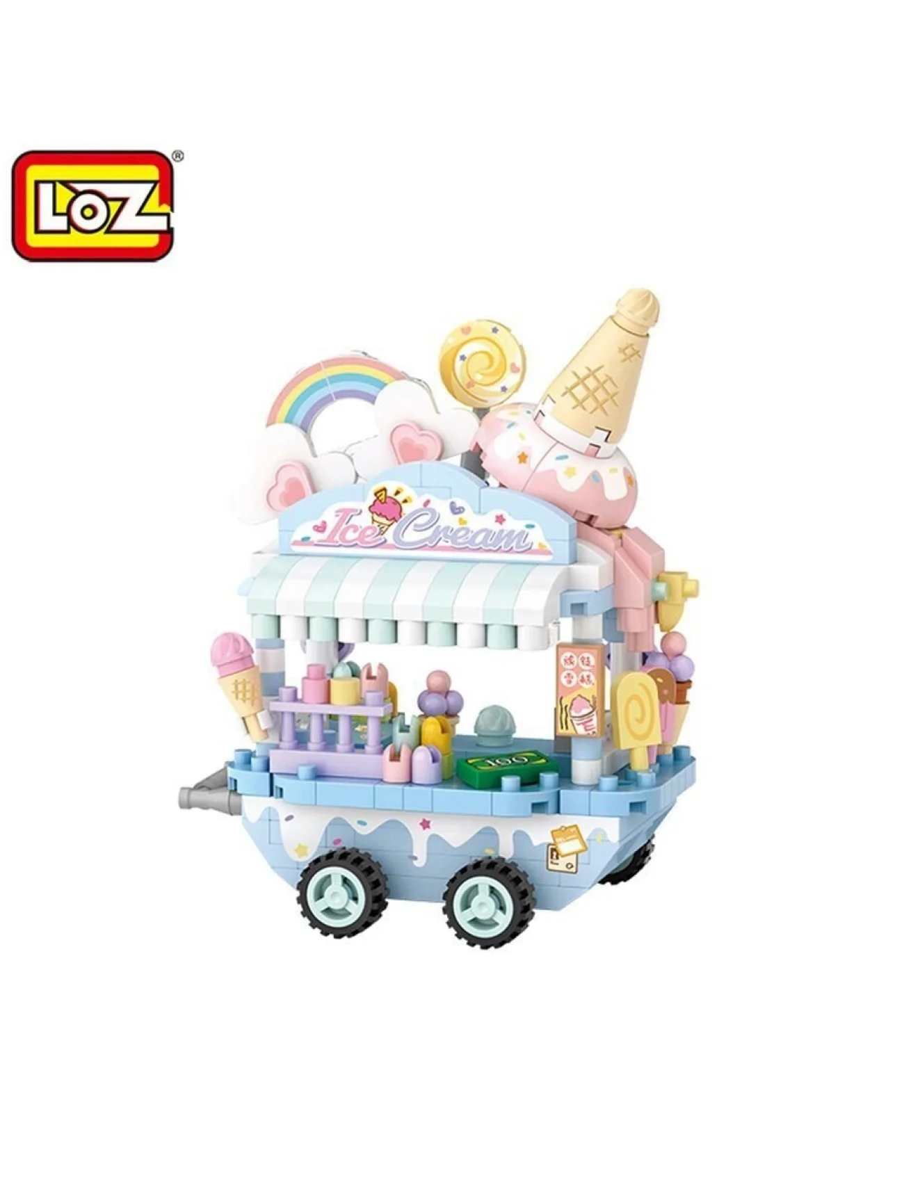 LZ-8854 LOZ DONDURMA ARABASI 300 PARÇA BLOCK OYUNCAK