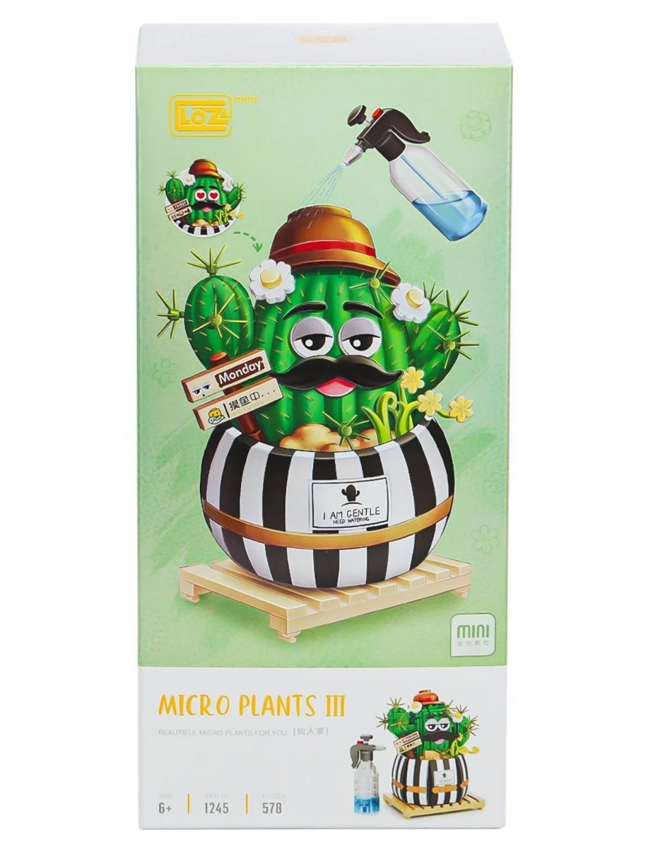 LZ1245 LOZ Kaktüs Blok Seti -Vagon life