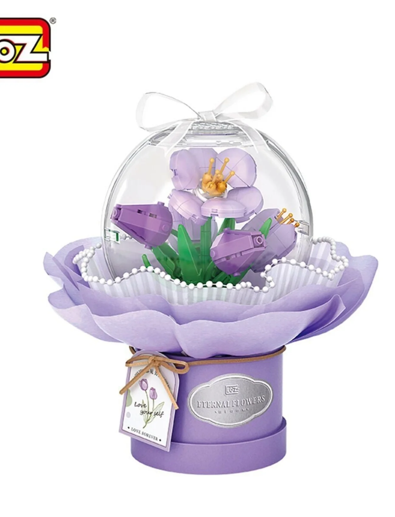 LZ1297 LOZ  LEDLİ ORKİDE BUKETİ  BLOCK OYUNCAK 272 PARÇA