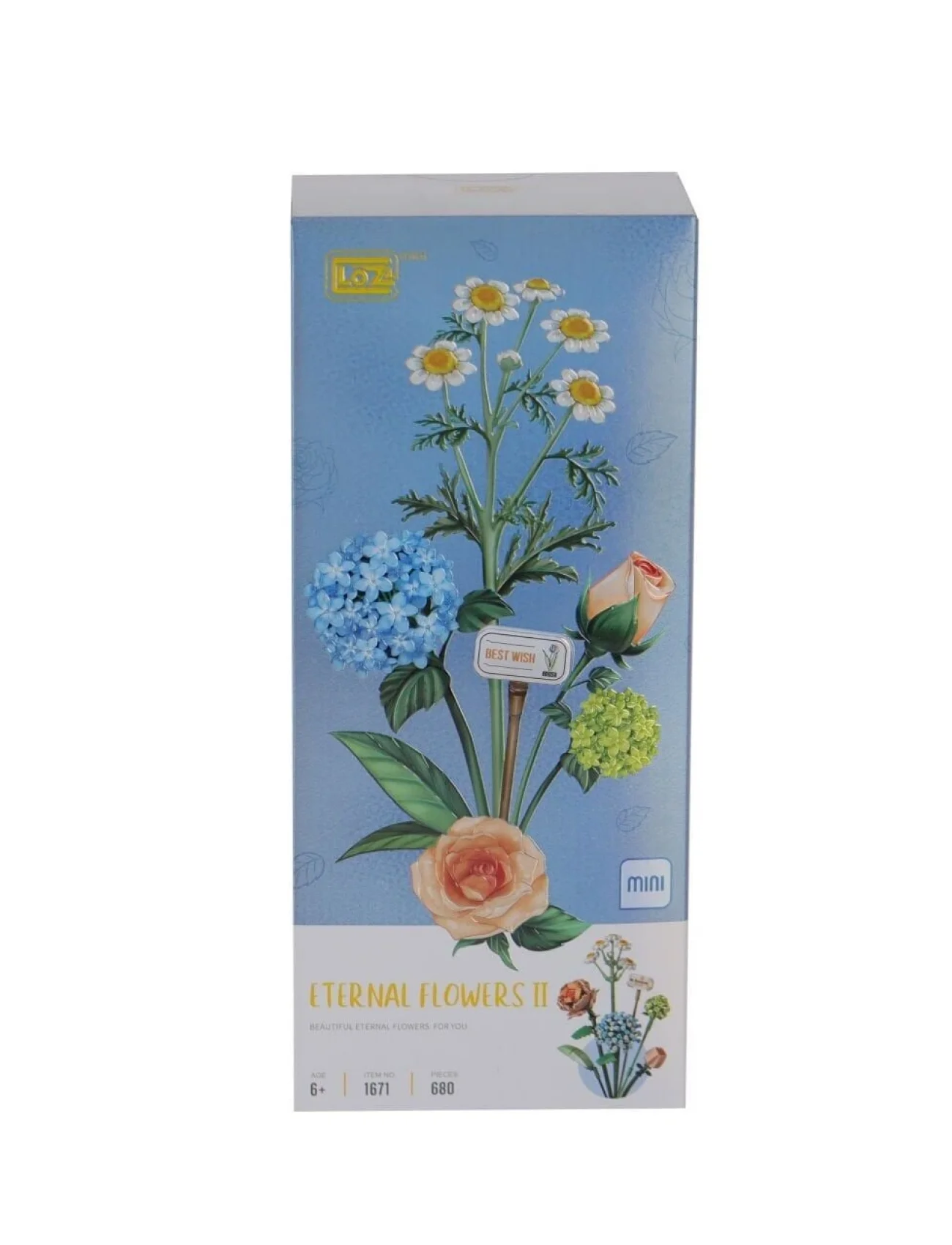 LZ1671 LOZ Eternal Flowers Serisi - Yıldızlı Gökyüzü Gibi Parlak 680 Parça Yapım Seti