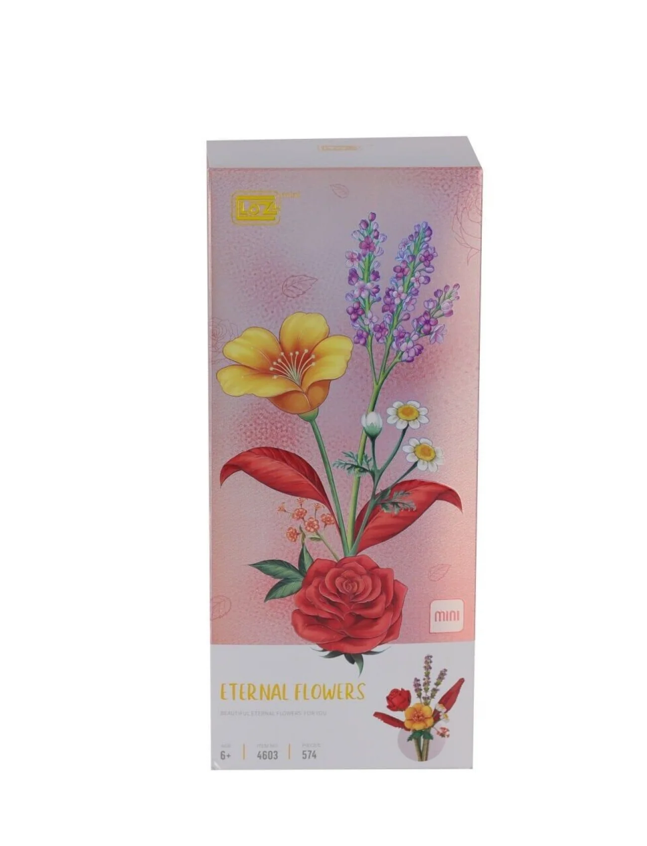 LZ4603 LOZ EBEDİ ÇİÇEKLER KIRMIZI GÜN BATIMI 574 PARÇA BLOCK OYUNCAK