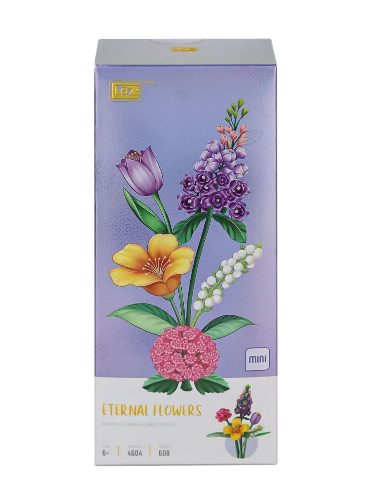 LZ4604 LOZ Çiçek Blok Seti 608 Parça -Vagon life