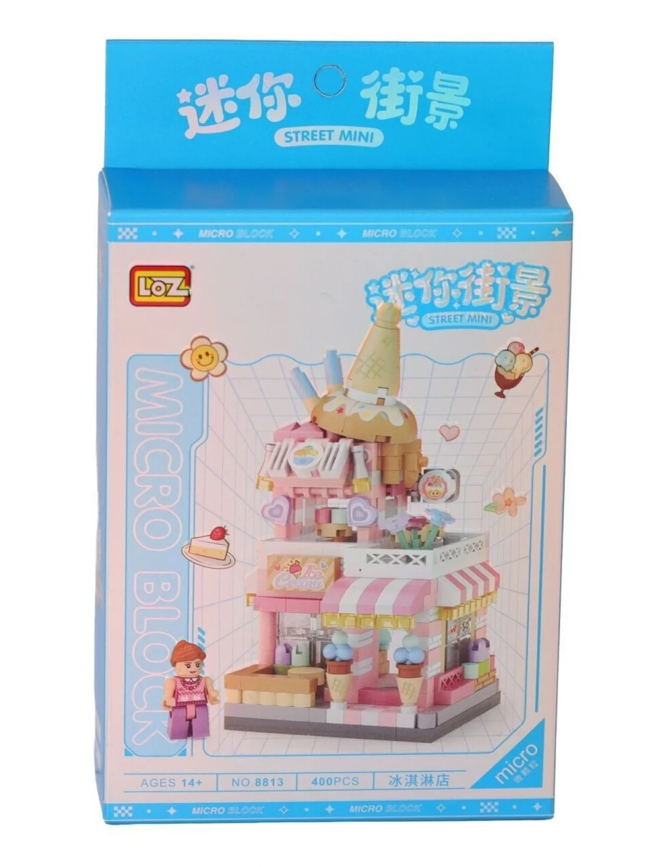 LZ8813 LOZ DONDURMA DÜKKANI BLOCK OYUNCAK 400 PARÇA