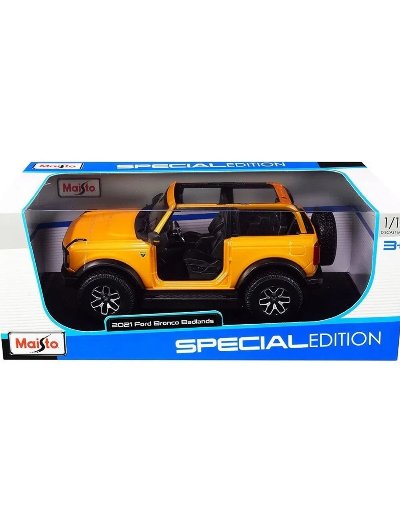 MAIS 31457 Maisto 1/18 2021 Ford Bronco Badlands -Necotoys