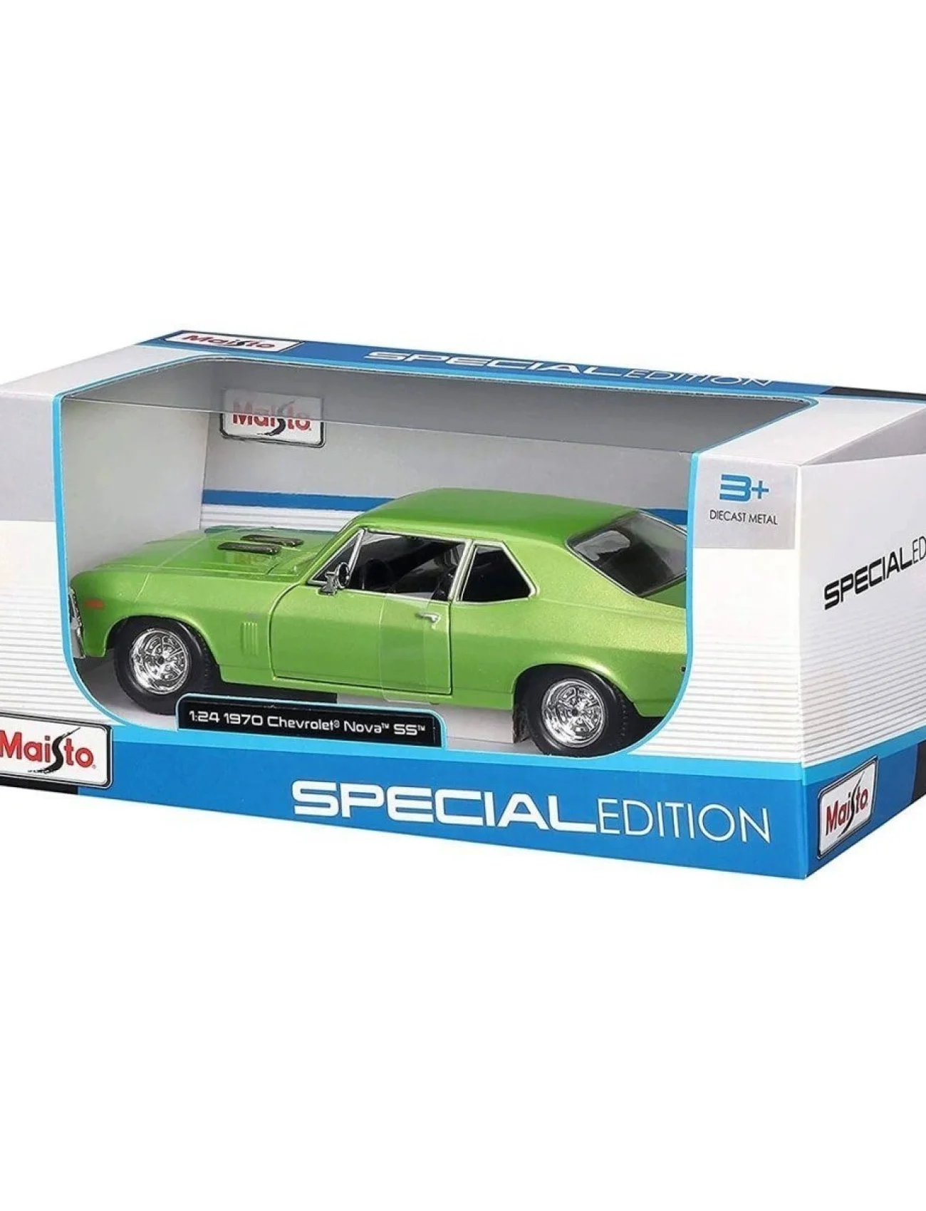 MAY 31262 1:24 Maisto Chevrolet Nova Ss 1970 Model Araba -Necotoys
