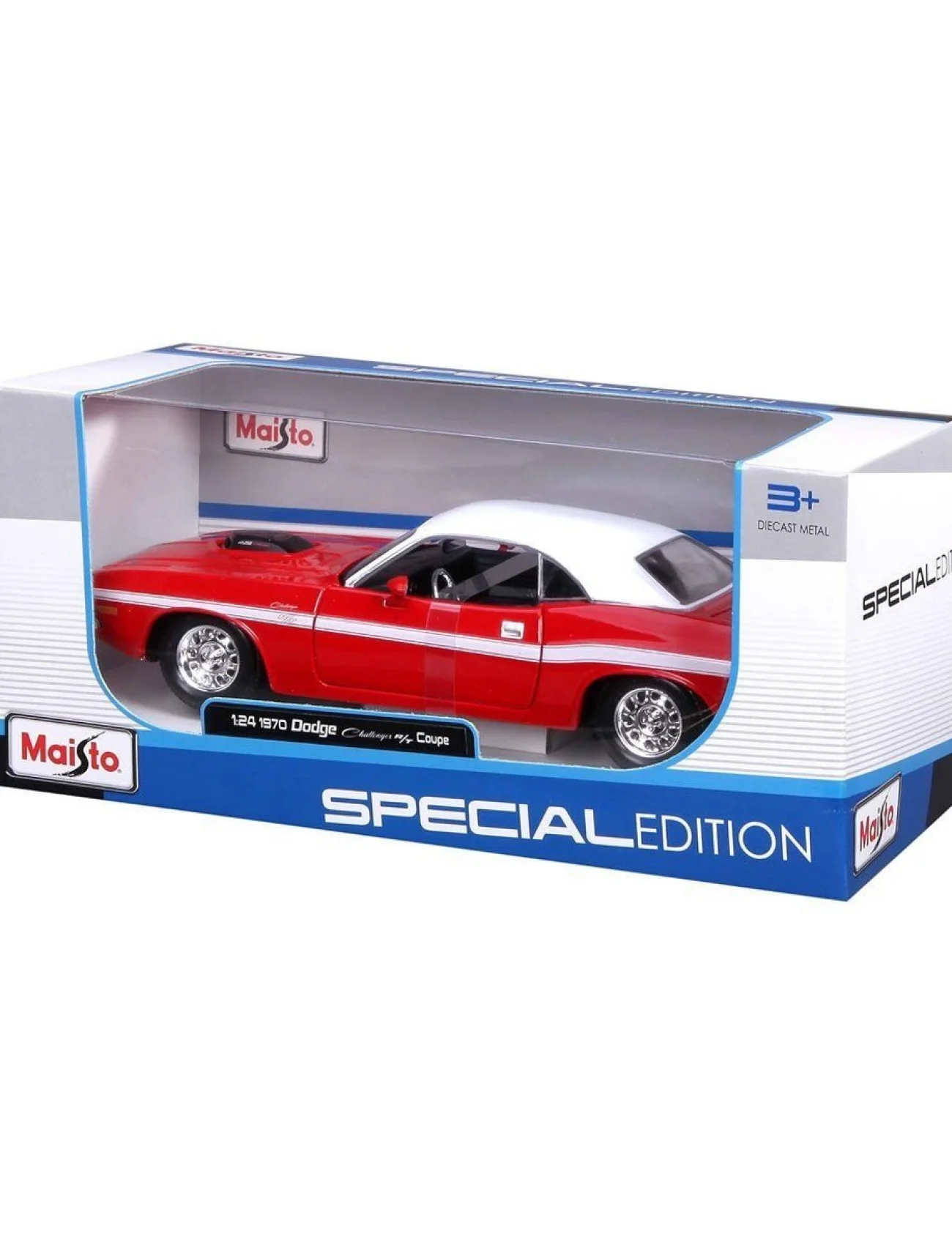 MAY 31263 1970 Dodge Challenger RT Coupe 1:24 Model Araba -Necotoys