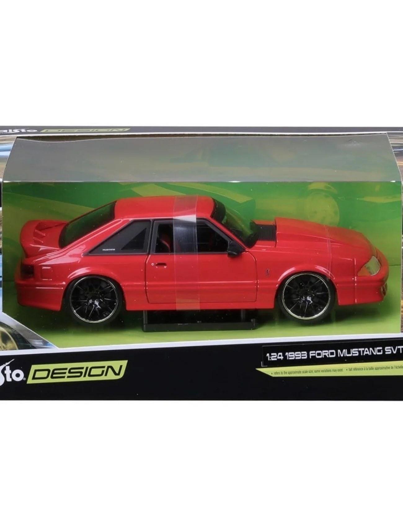 MAY 32549 1:24 1993 Ford Mustang SVT Cobra Model Araba -Necotoys