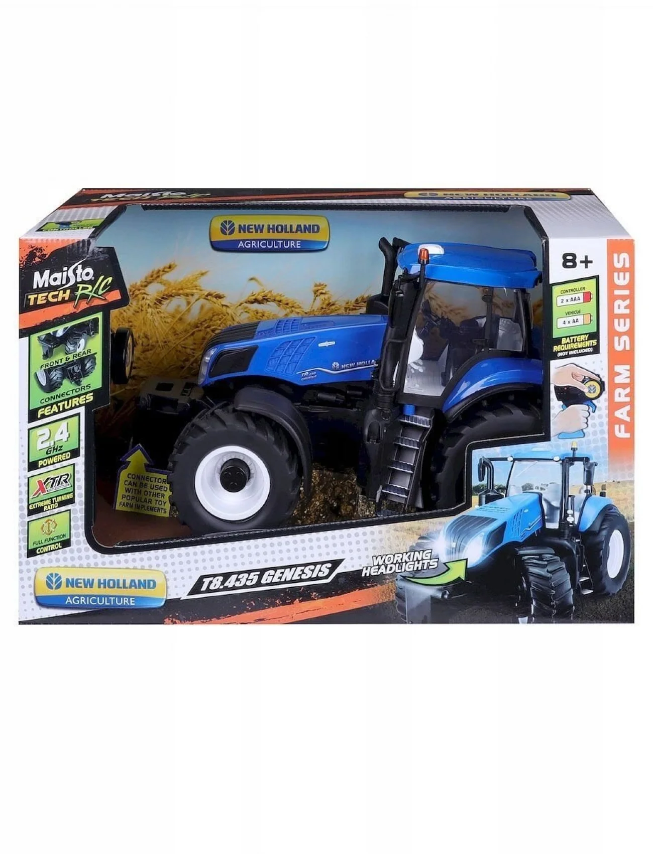 MAY 82721 New Holland T8 Traktör -Necotoys