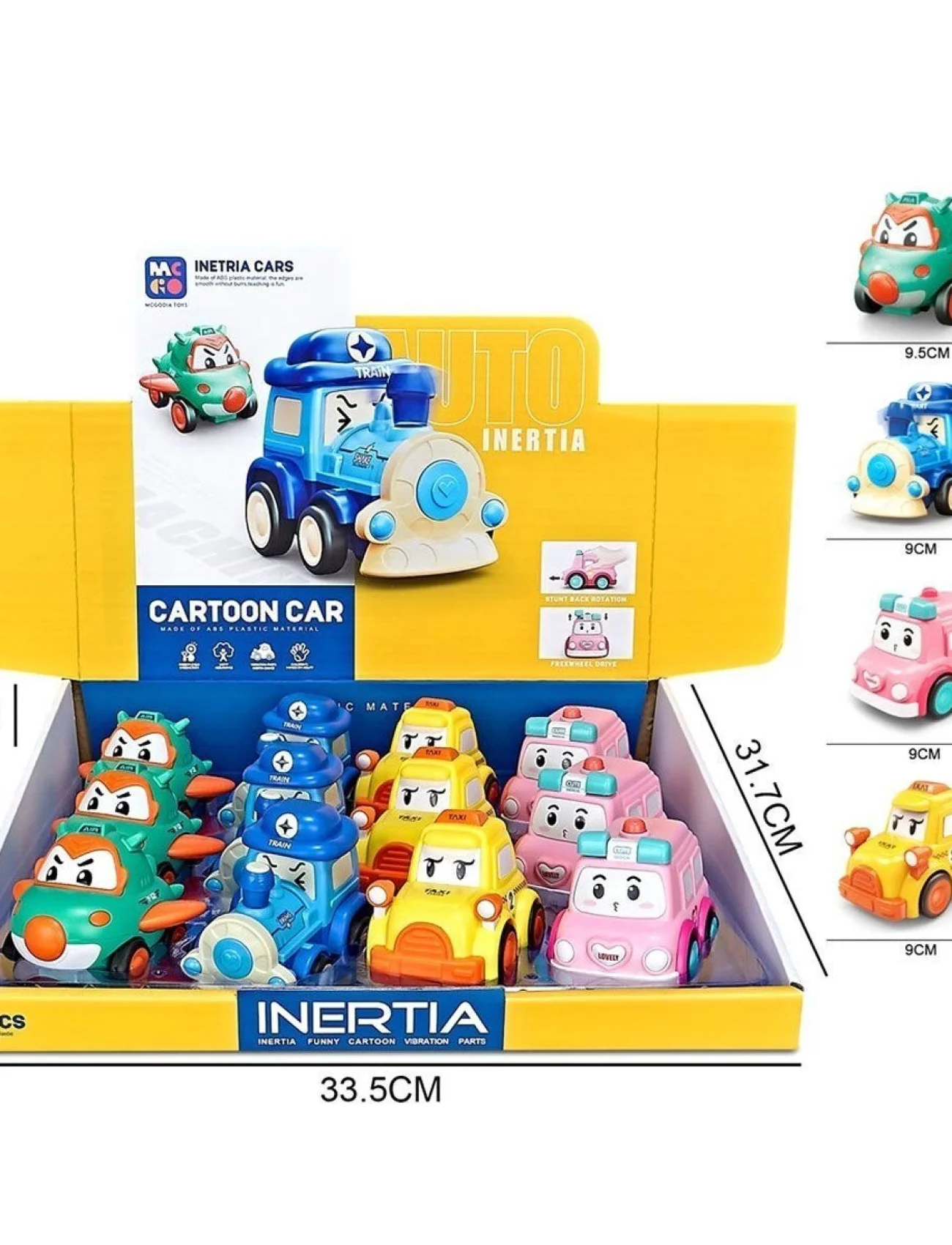 MG-D400-48 Sürtmeli Hareketli Sevimli Araçlar -Vardem Oyuncak