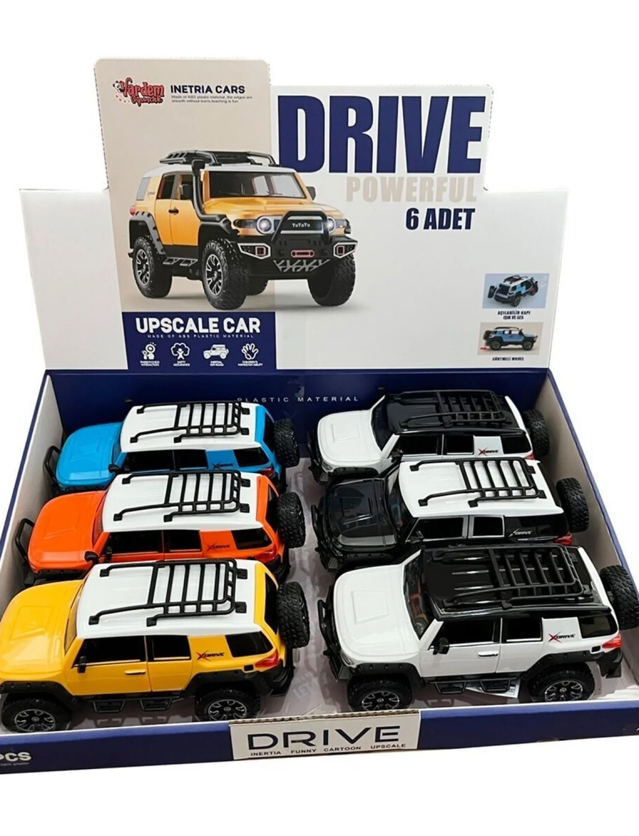 MG-D700-18 SÜRTMELİ IŞIKLI VE SESLİ BÜYÜK ARABA(Belirtilen fiyat, tekli satış için adet fiyatıdır.)