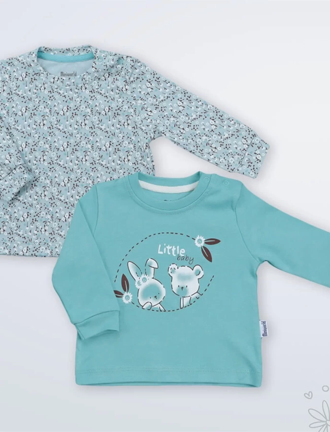 Miniworld 16458 2li Sweatshirt Mint