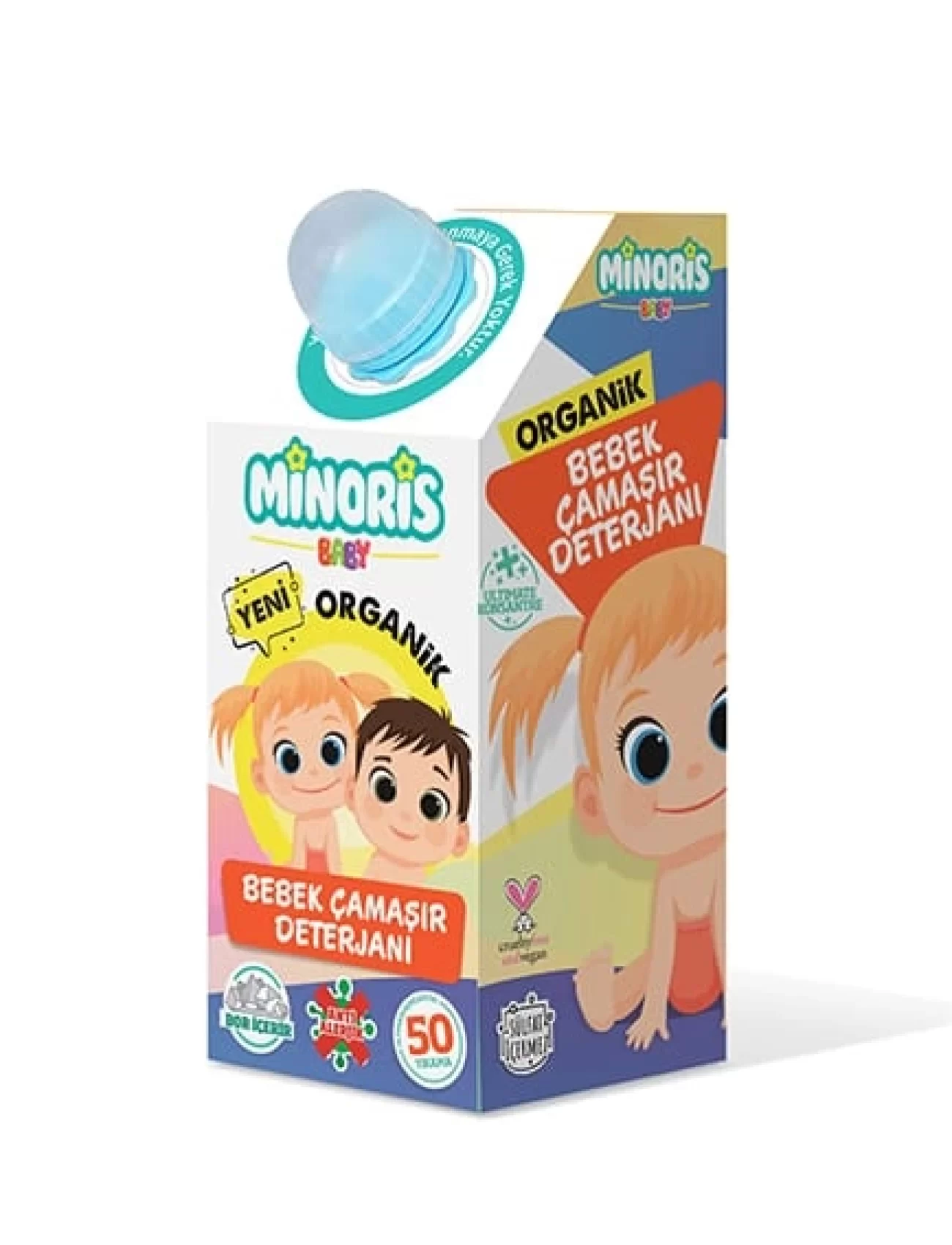 Minoris Baby Organik Antialerjik Bebek Çamaşır Deterjanı 1000ml