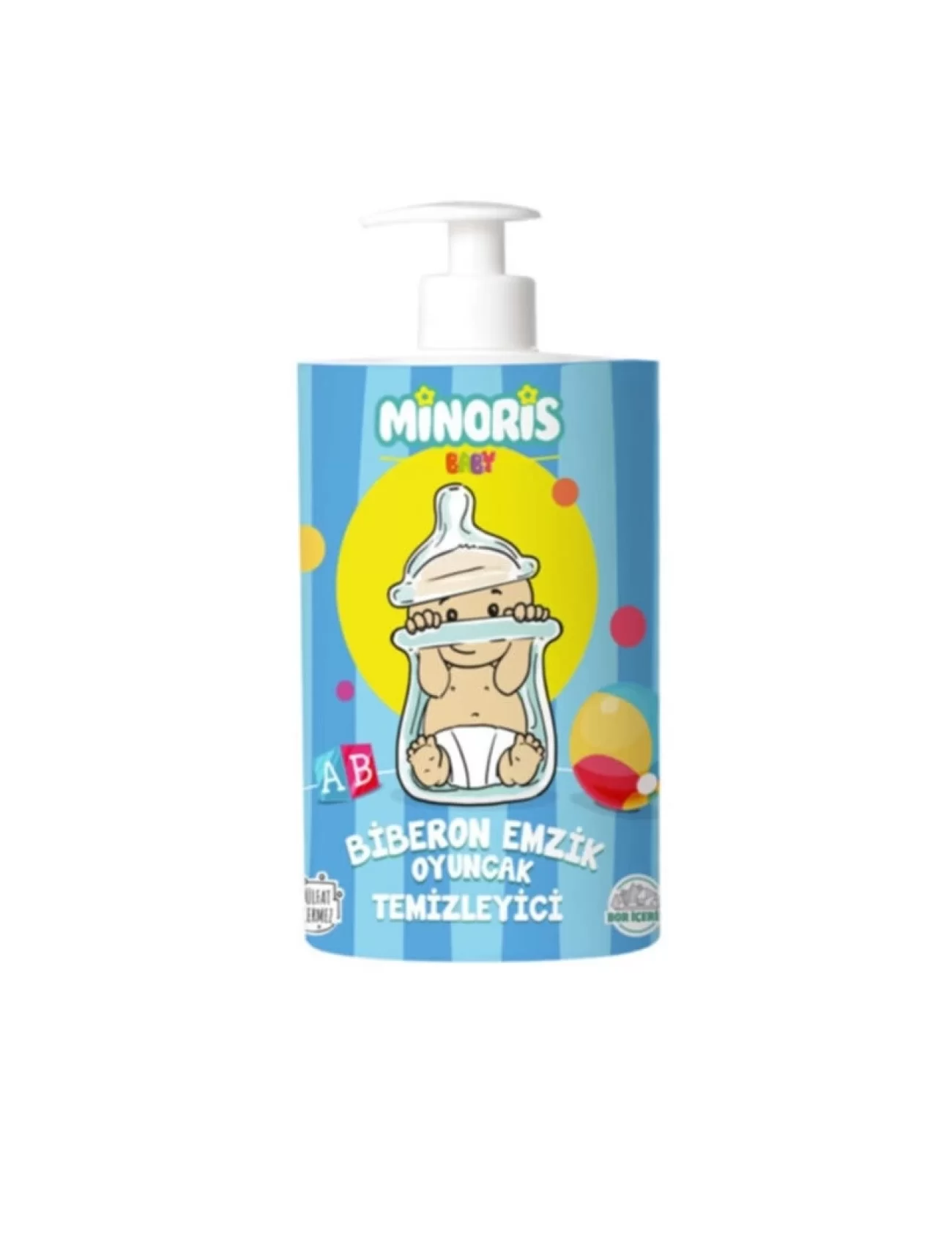 Minoris Baby Organik Antialerjik Biberon Emzik Temizleyici 500 Ml