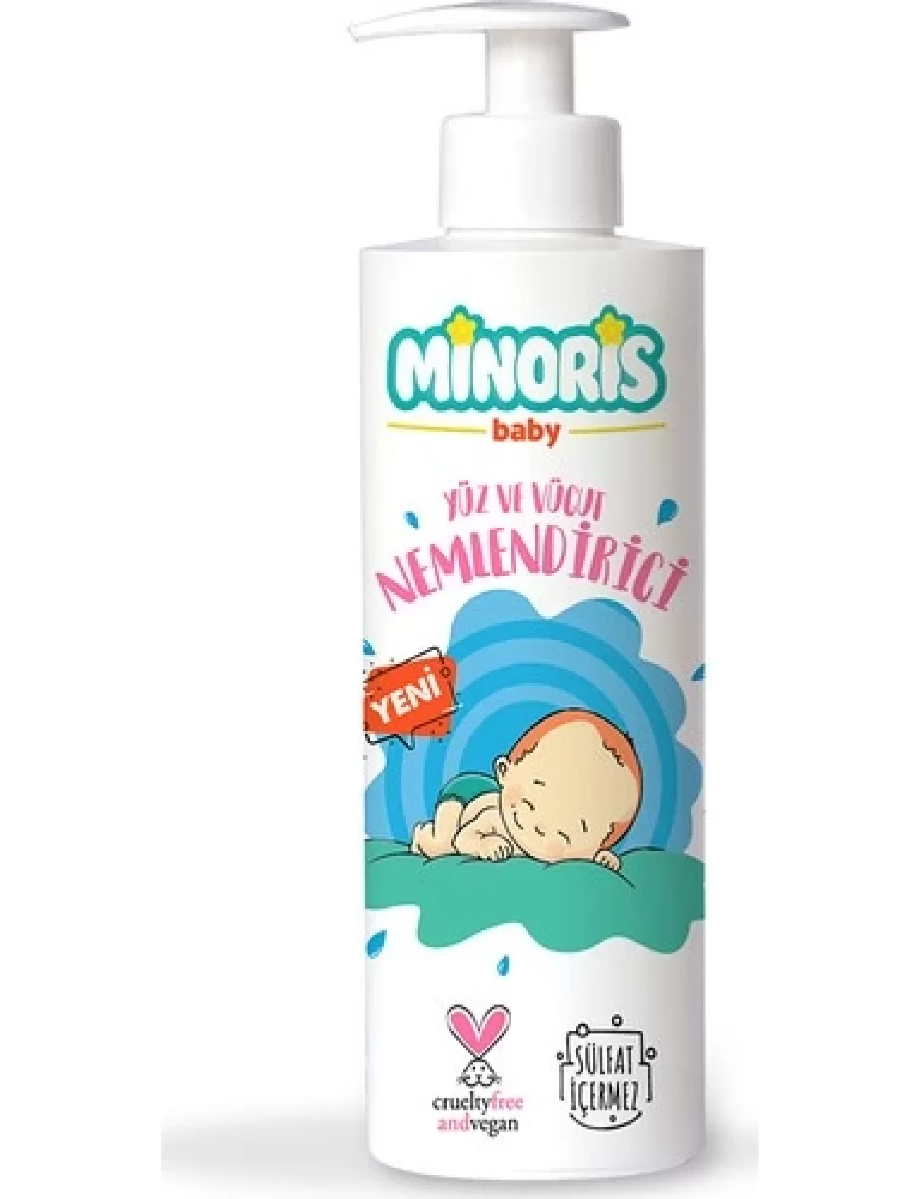 Minoris Baby Organik El Yüz ve Vücut Nemlendirici 200ml