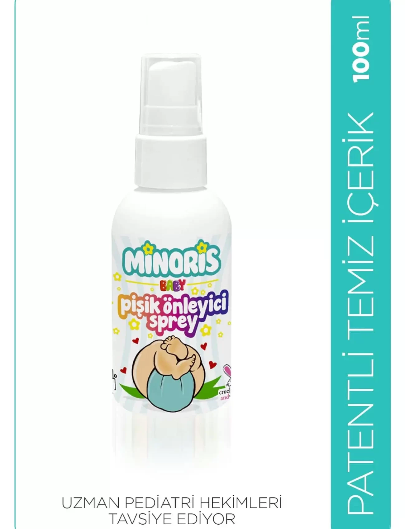 Minoris Baby Organik Pişik Önleyici Sprey 100ml