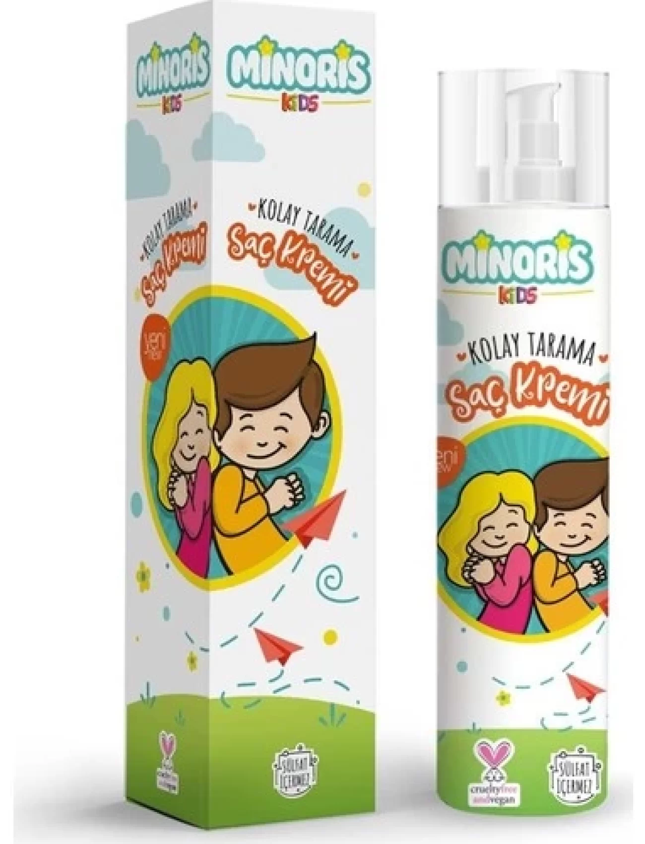 Minoris Kids Organik Kolay Tarama Saç Kremi 200ml