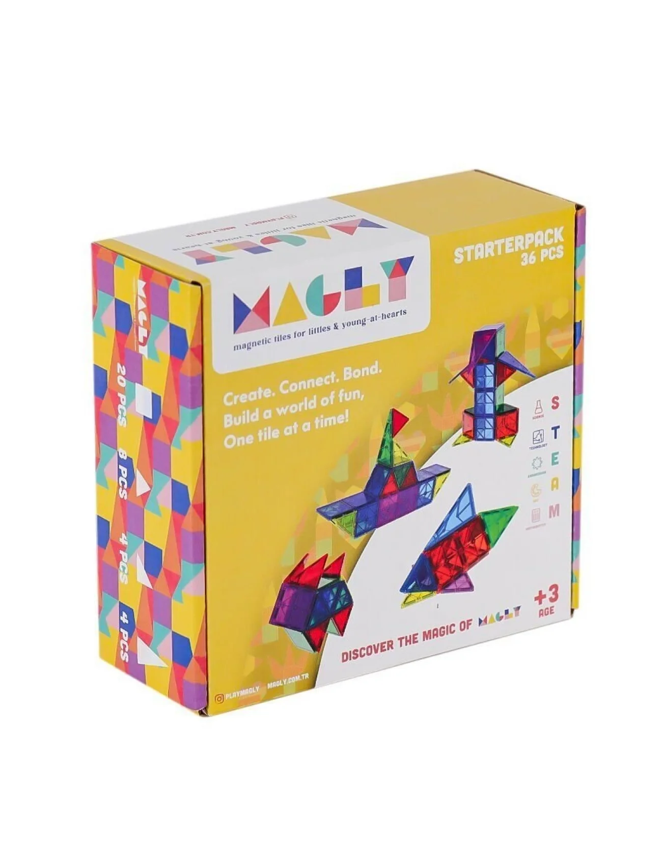 MLG-36 Manyetik Blok 36 Parça -Gepettoys