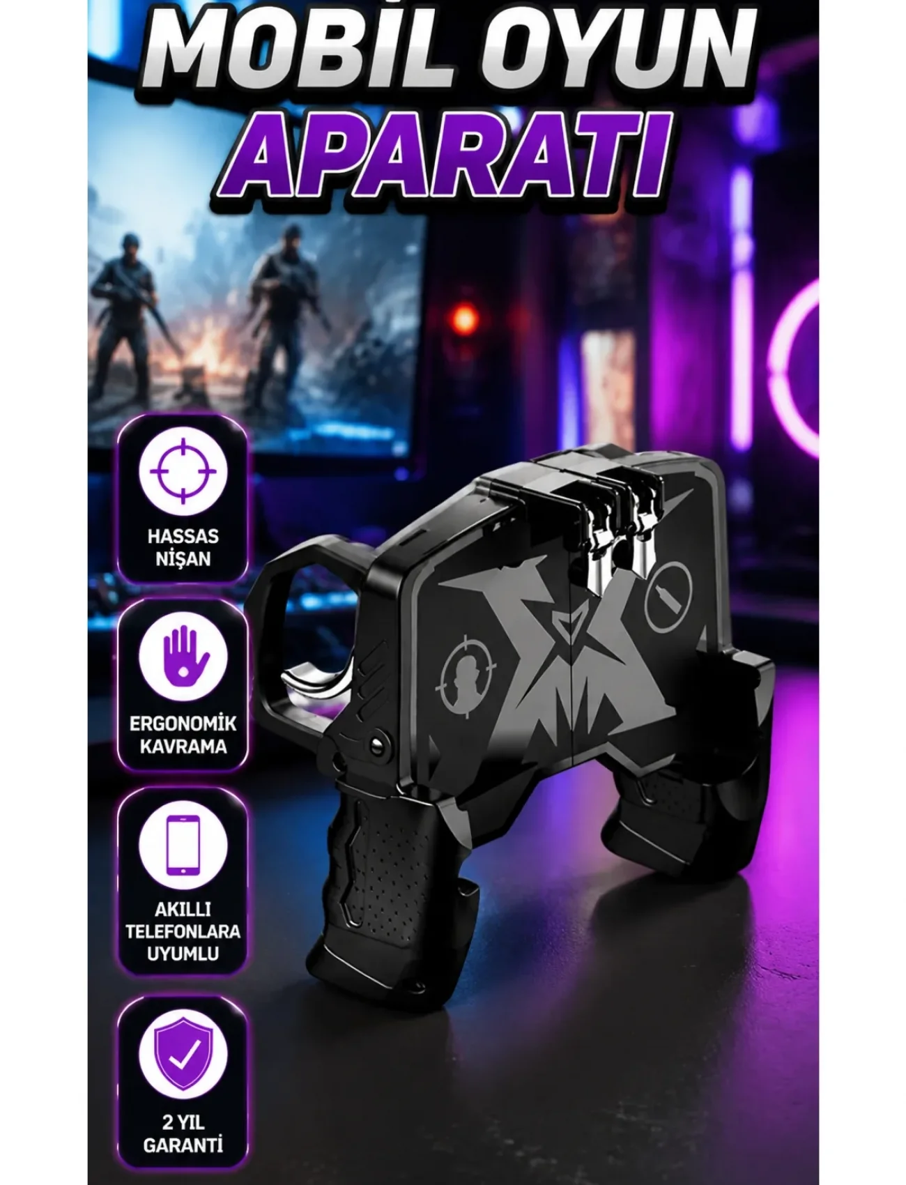 Mobil Oyun Aparatı  Ergonomik Kavramalı