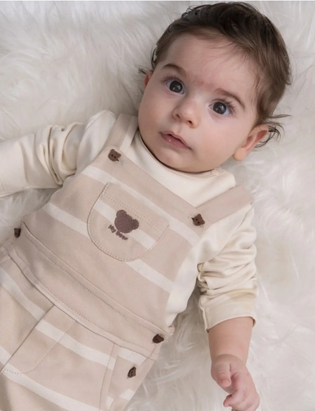 Moi Noi My Bear Salopet Mnb1270 Ekru