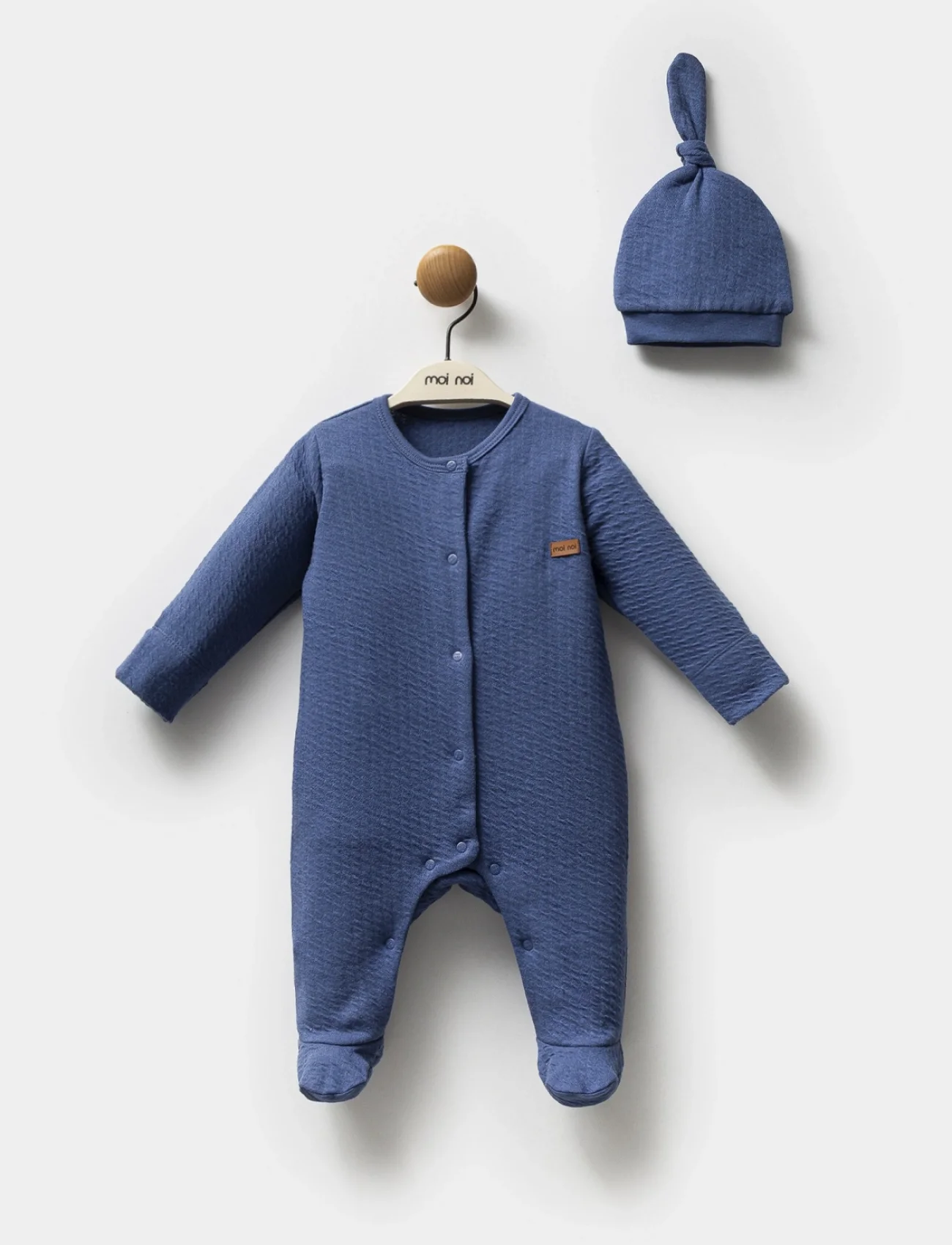 Moi Noi Şapkalı Tulum Mnb1251 Navy Blue