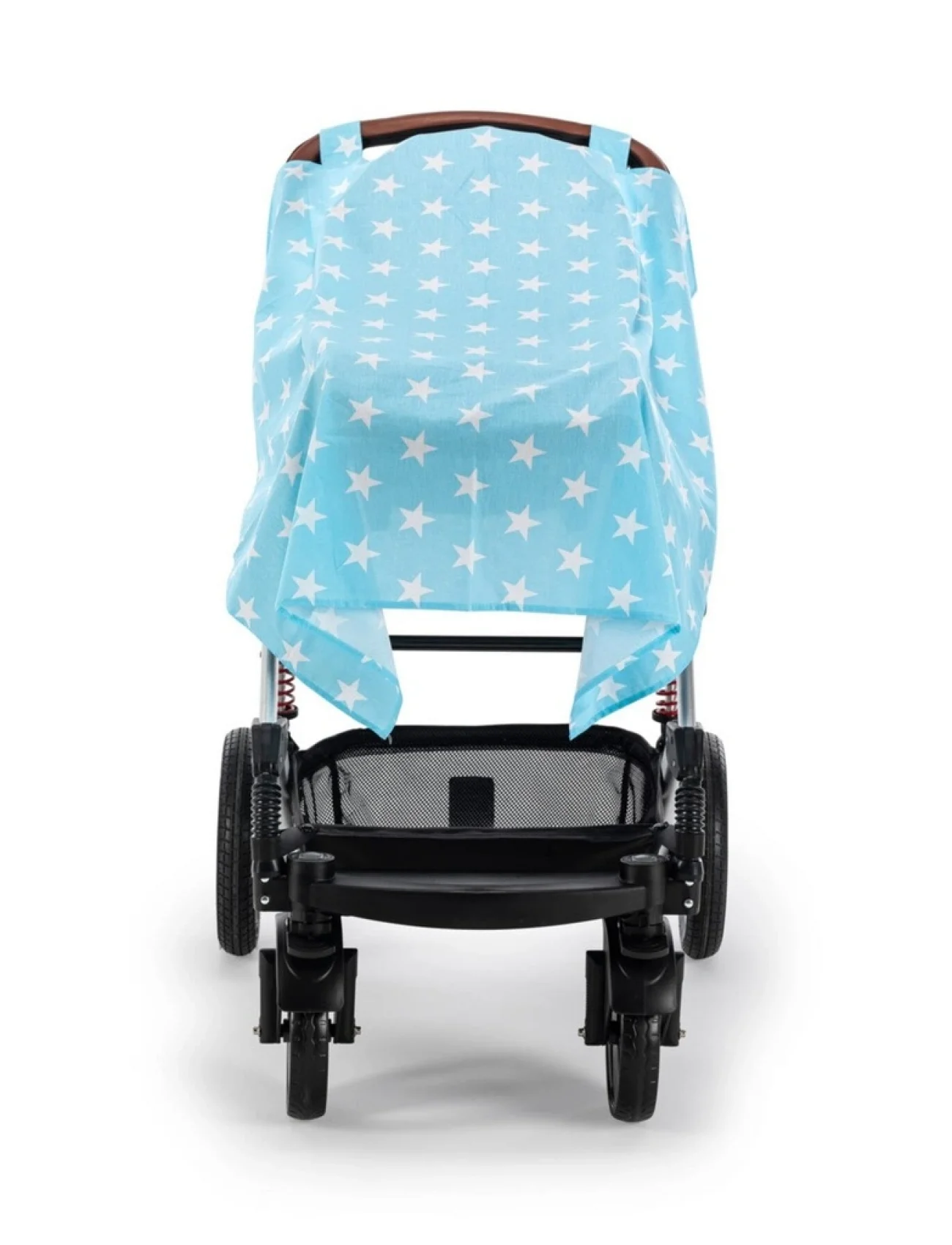 Moje Poplin Puset Bebek Arabası Örtüsü Mavi Yıldız