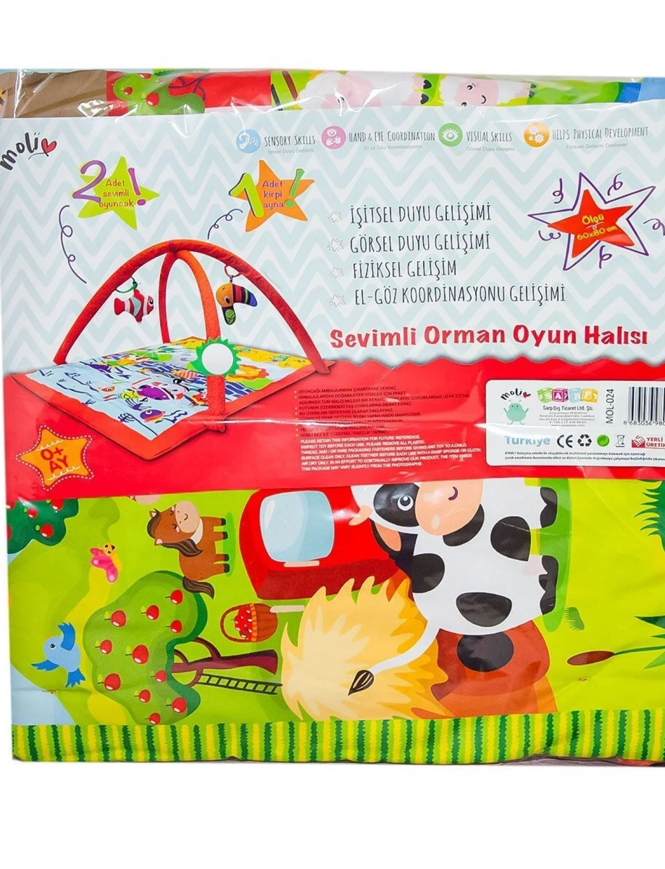 MOL-024 Çantalı Oyun Halısı  -Asya Oyuncak