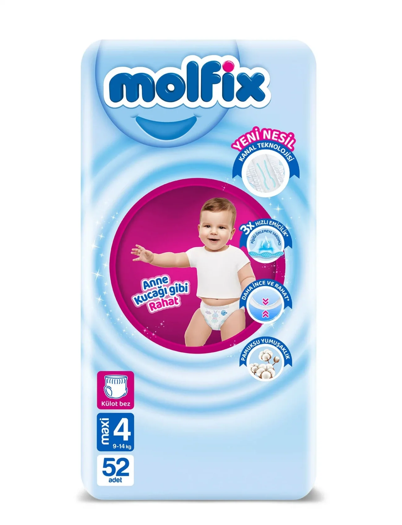 Molfix Külot Bez Fırsat Paketi 4 Beden 7-14 Kg 52 Adet