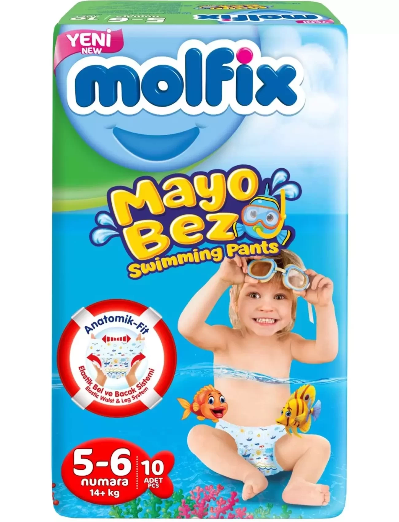 Molfix Mayo Bez 5-6 Beden 14+ Kg 10 Adet