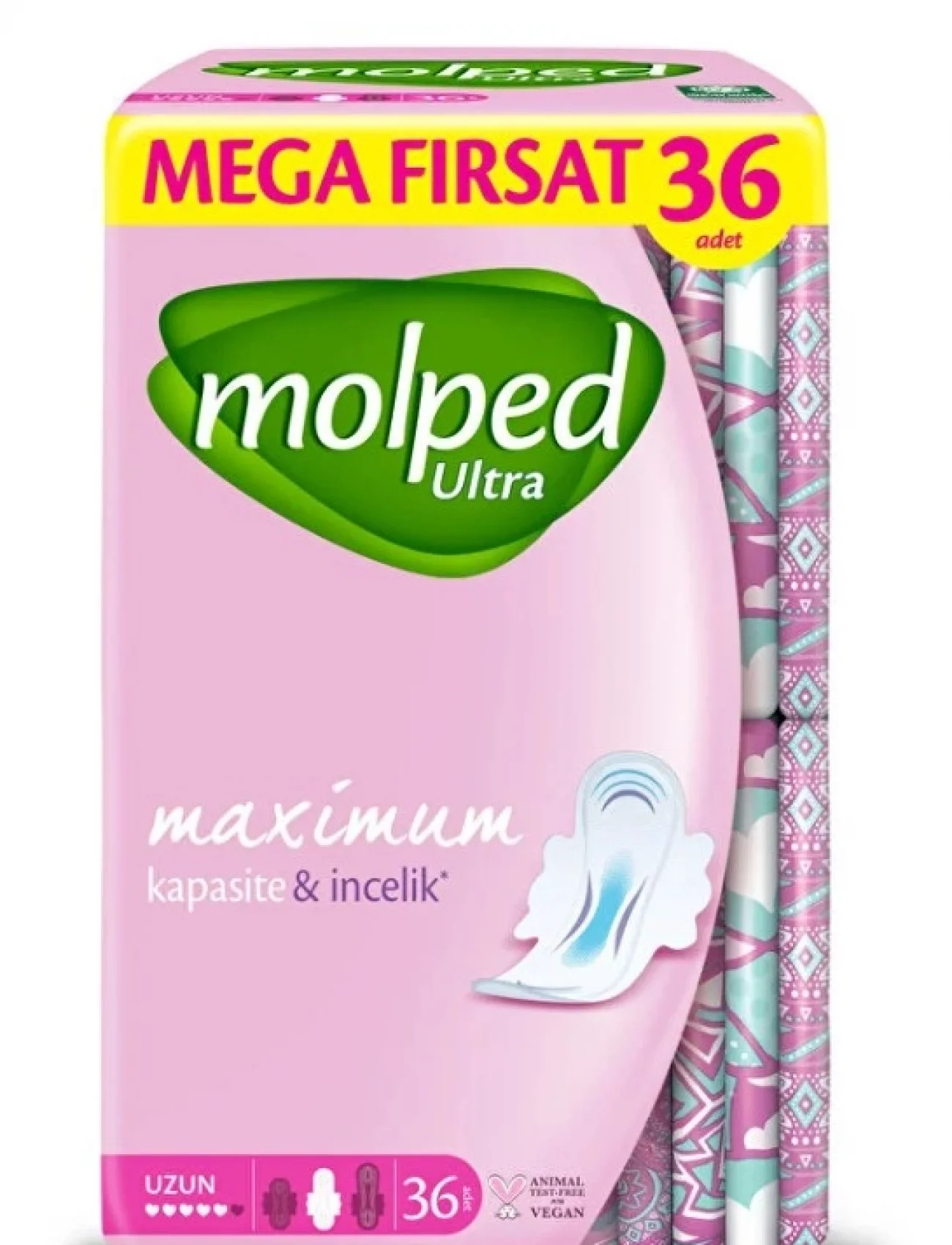 Molped Anotomik Mega Uzun Ped 36lı