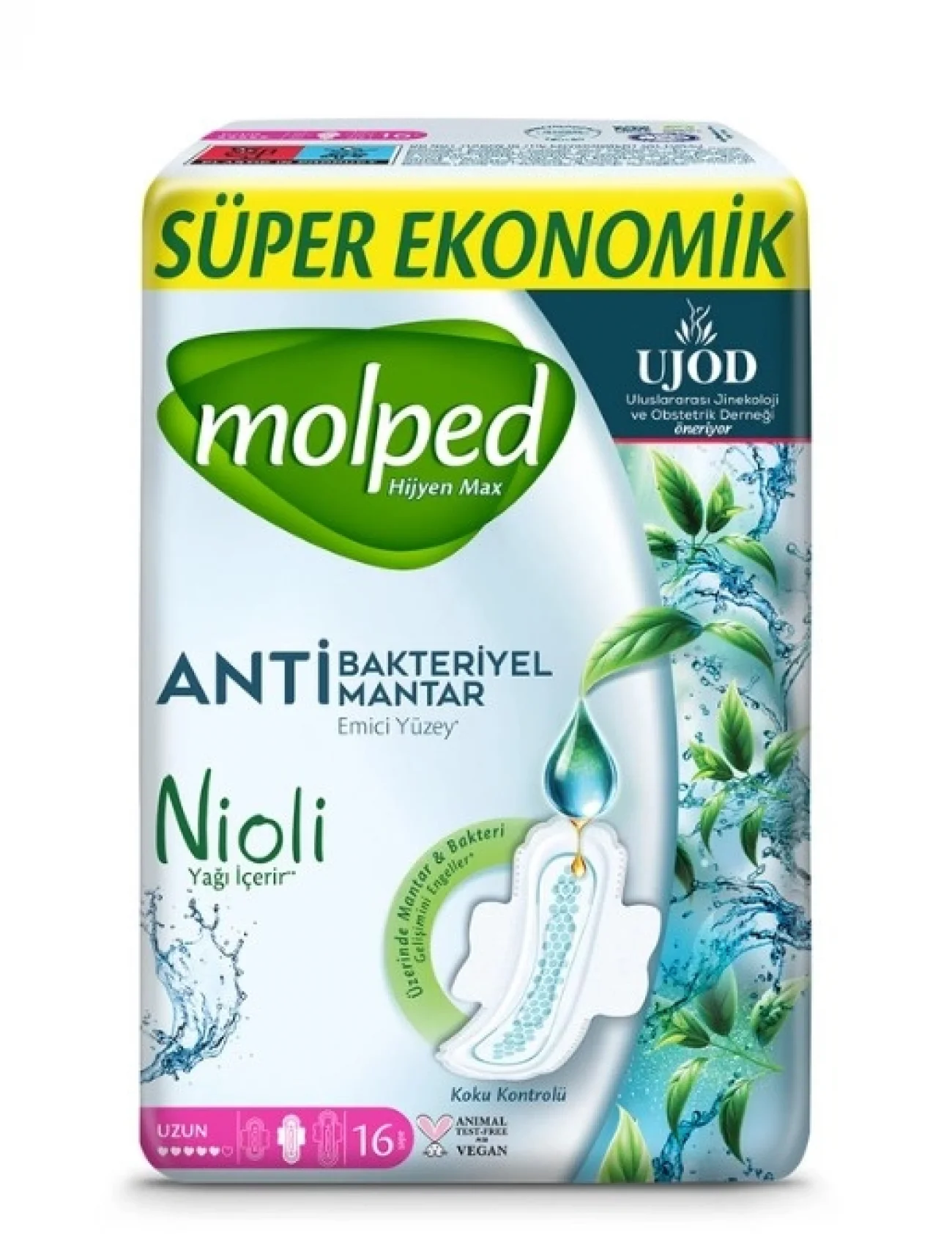 Molped Hijyen Max Süper Eko Uzun Ped 16 Adet