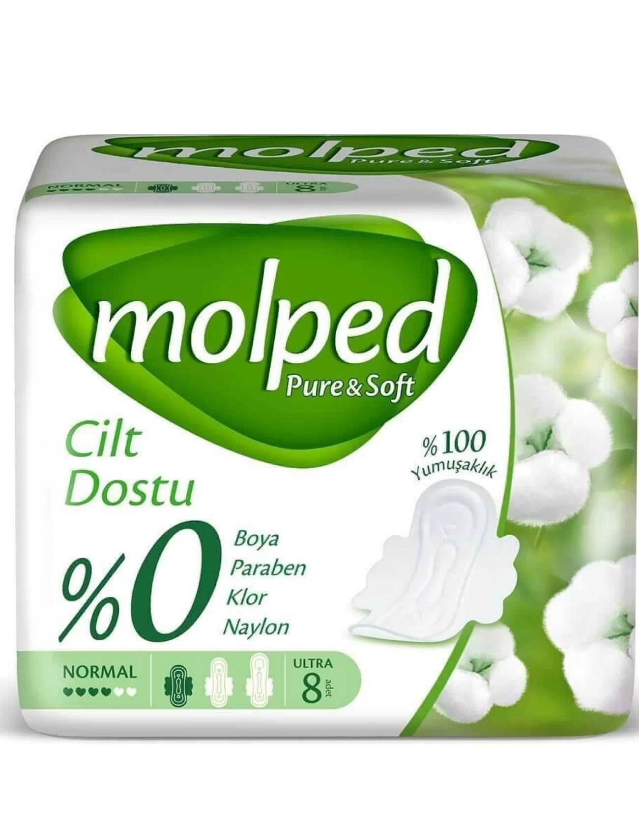 Molped Pure&Soft Normal Ped 8 Adet