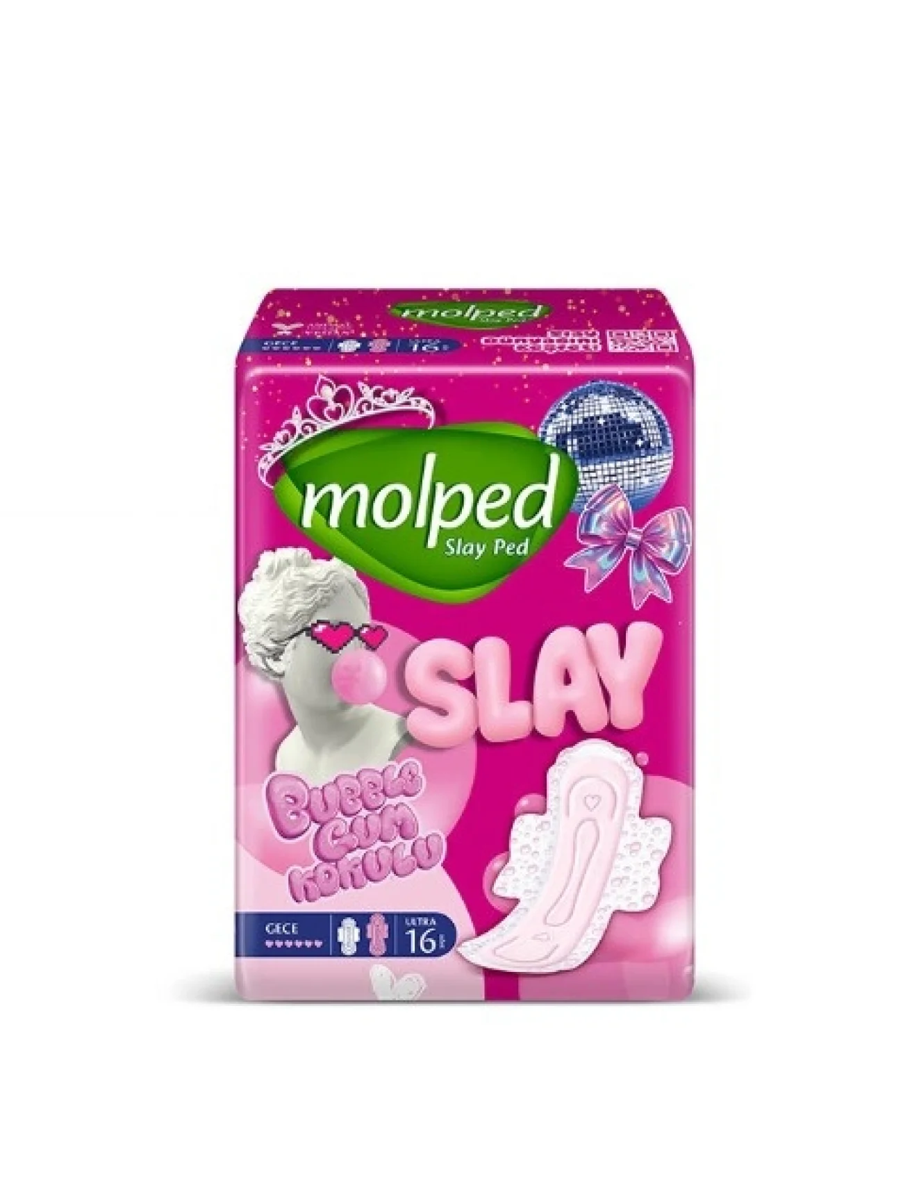 Molped Slay Süper Eko Gece Ped 16 Adet