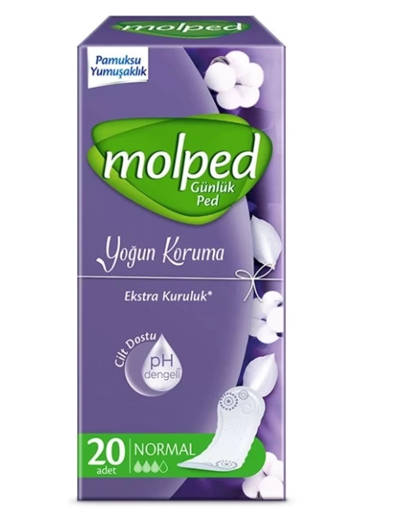 Molped Yoğun Koruma Günlük Ped 20 Adet