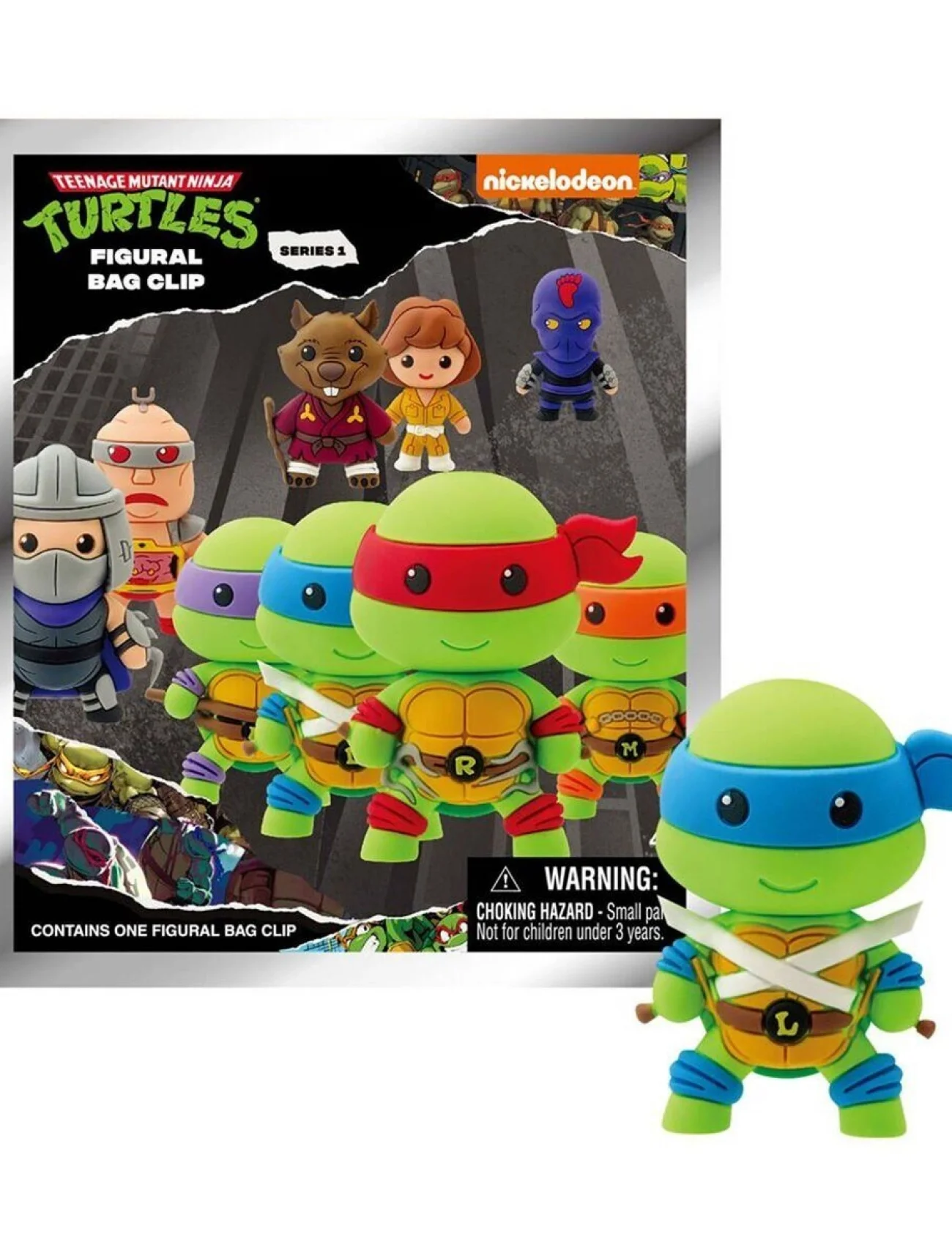MONO 63160 Monogram Ninja Turtles Klipsli Figür Seri 1 24lü display