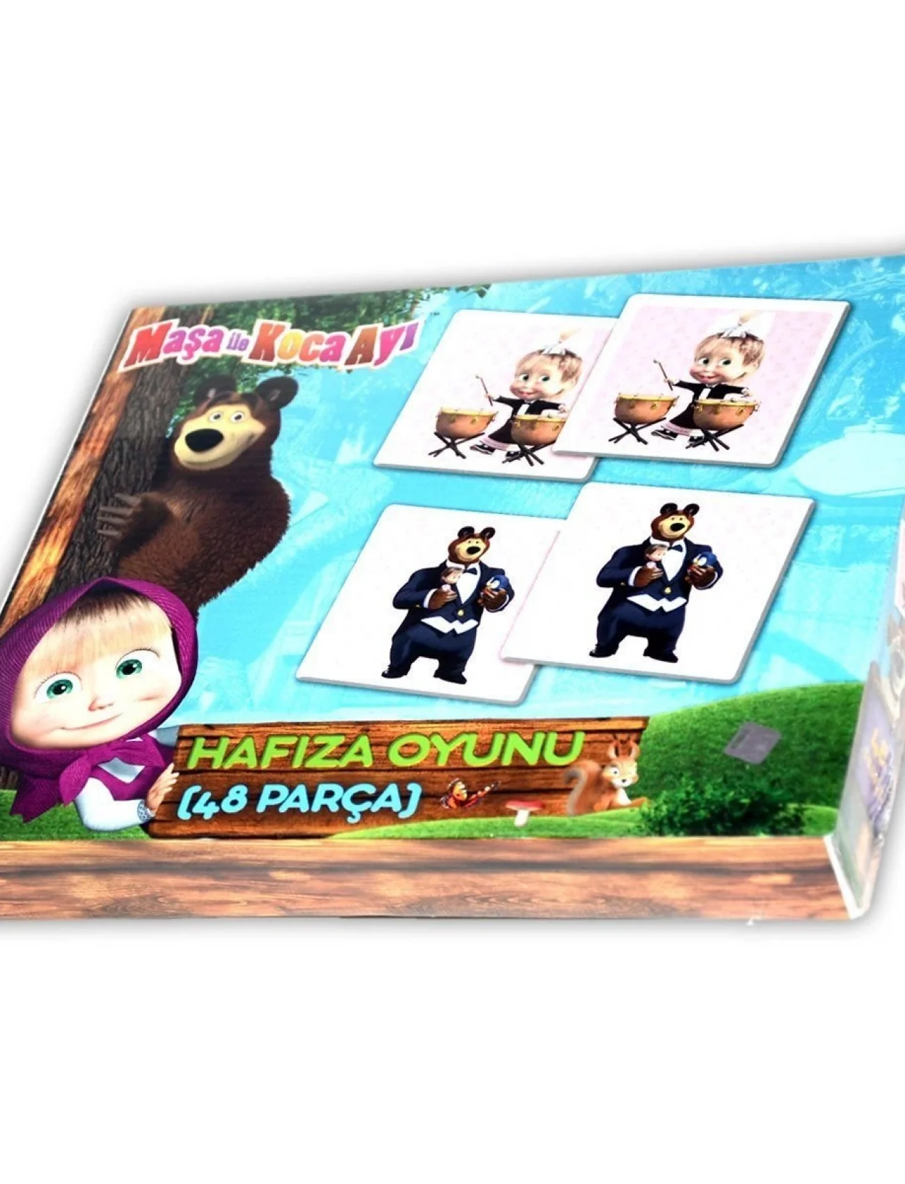 MS7572 Maşa ile Koca Ayı Hafıza Oyunu -Laço