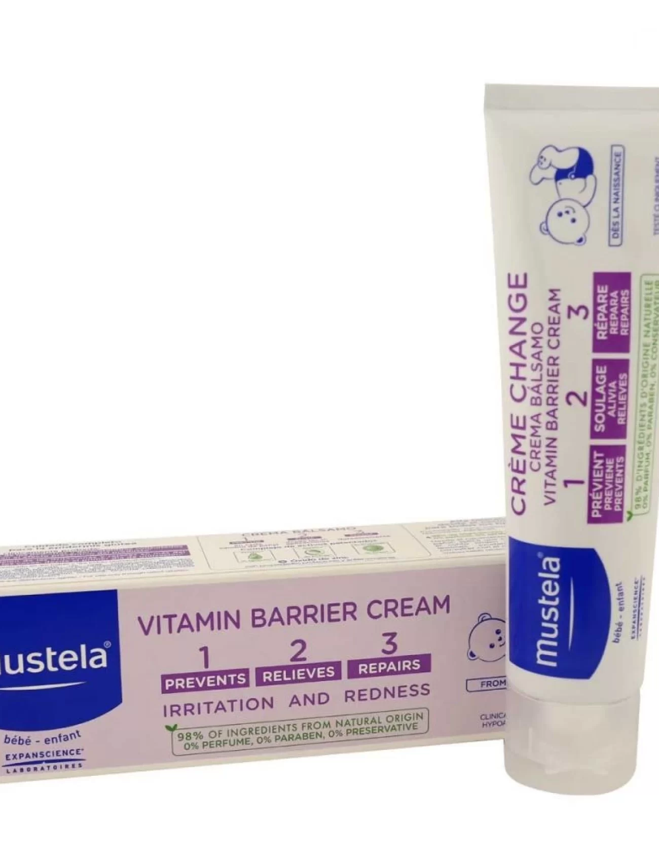 Mustela Baby Vitamin Barrier 1.2.3.Cream Pişik Önleyici Krem 100 ml