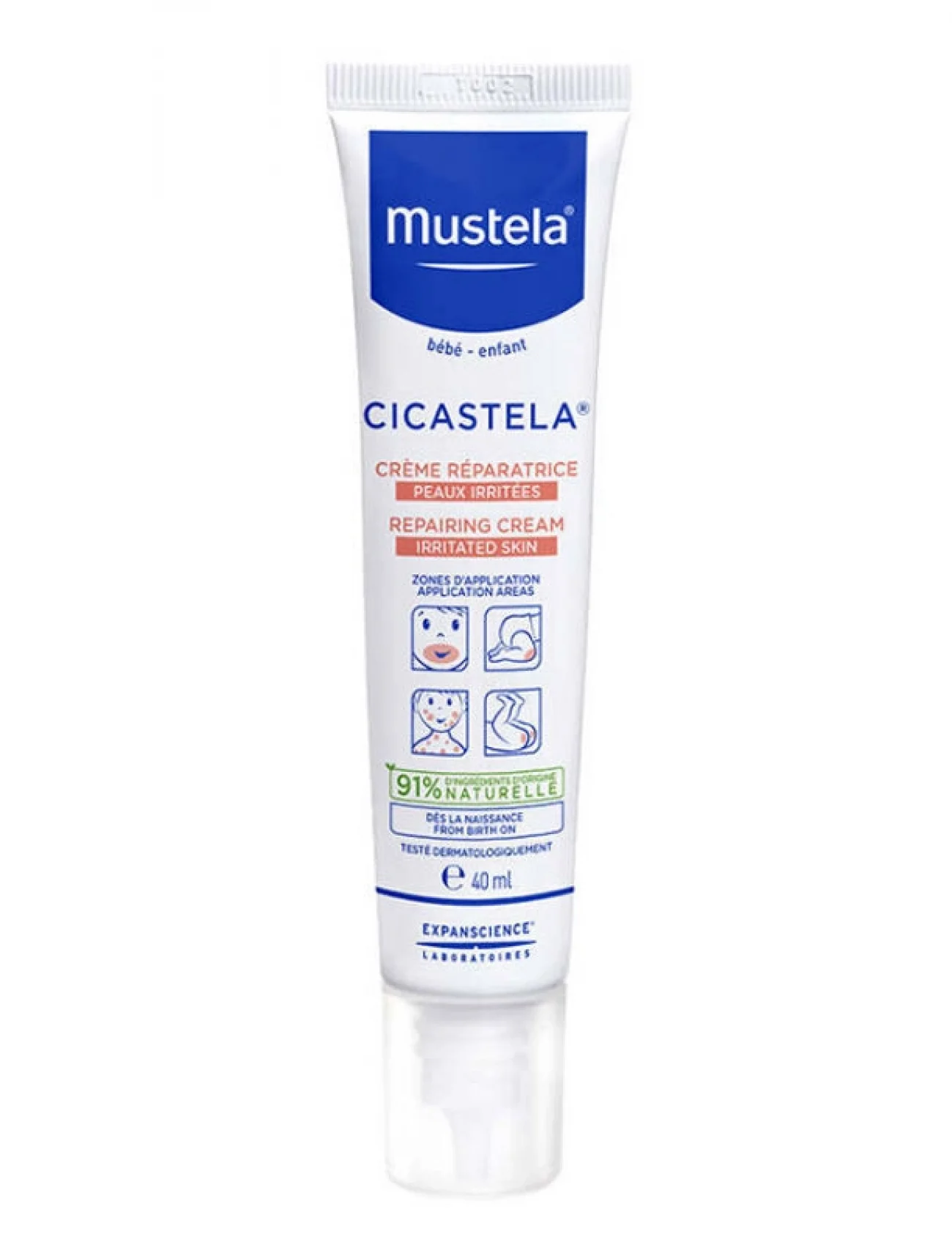 Mustela Cicastela Onarıcı Bakım Kremi 40 Ml