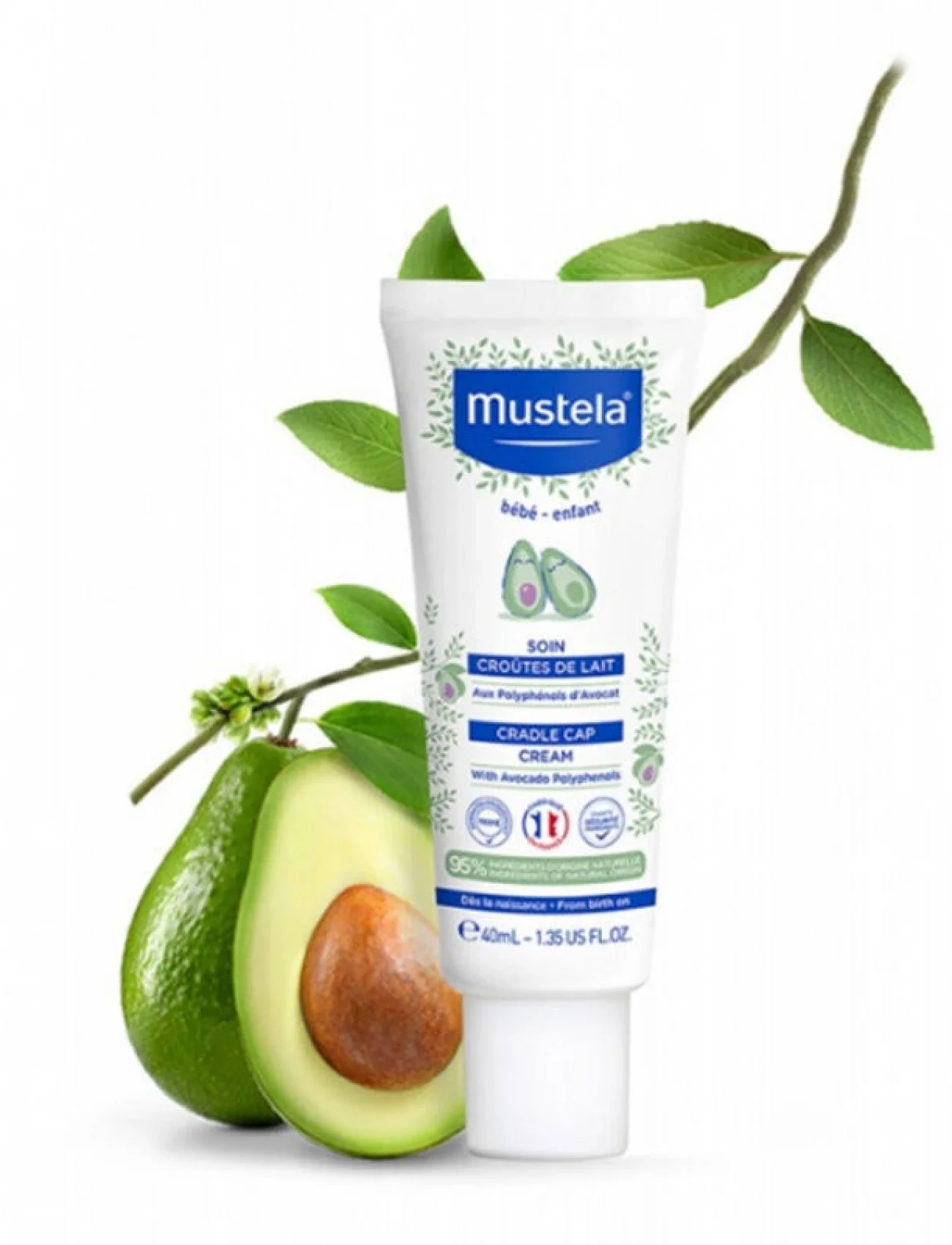 Mustela Cradle Cap Saç Pullanmalarına Karşı Bakım Kremi 40 Ml