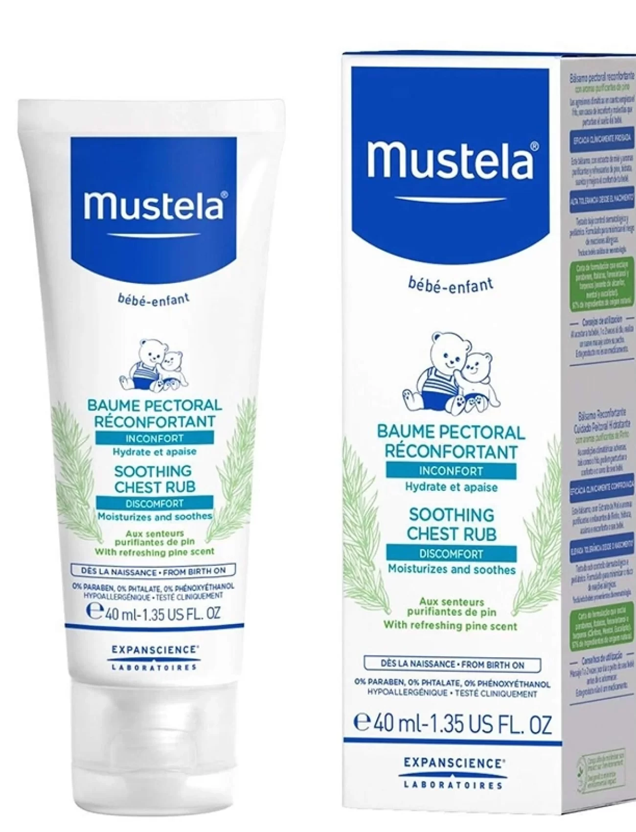 Mustela Soothing Chest Rub (Rahatlatıcı Göğüs Balsamı) 40ml