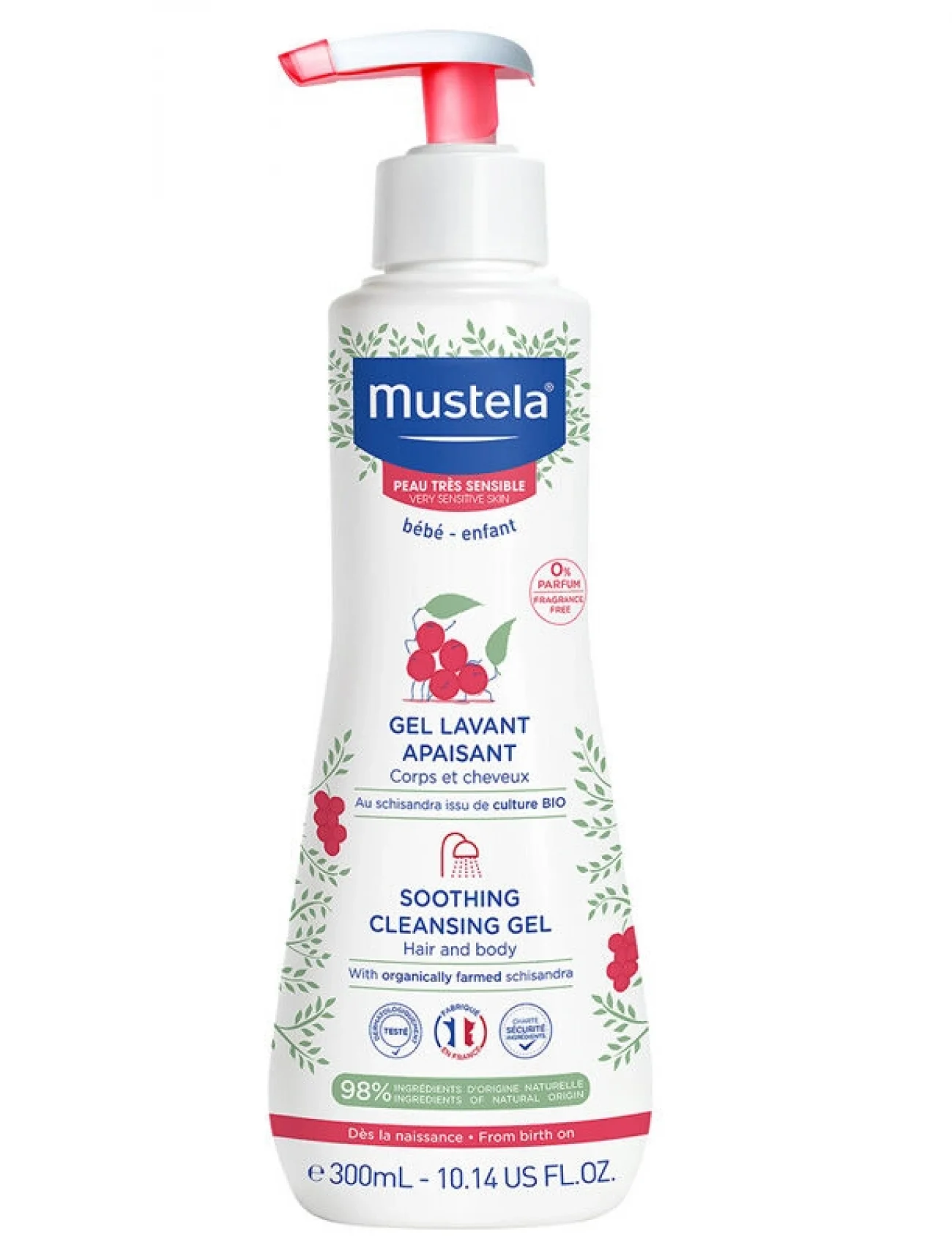 Mustela Soothing Çok Hassas Ciltler İçin Rahatlatıcı Şampuan 300 Ml