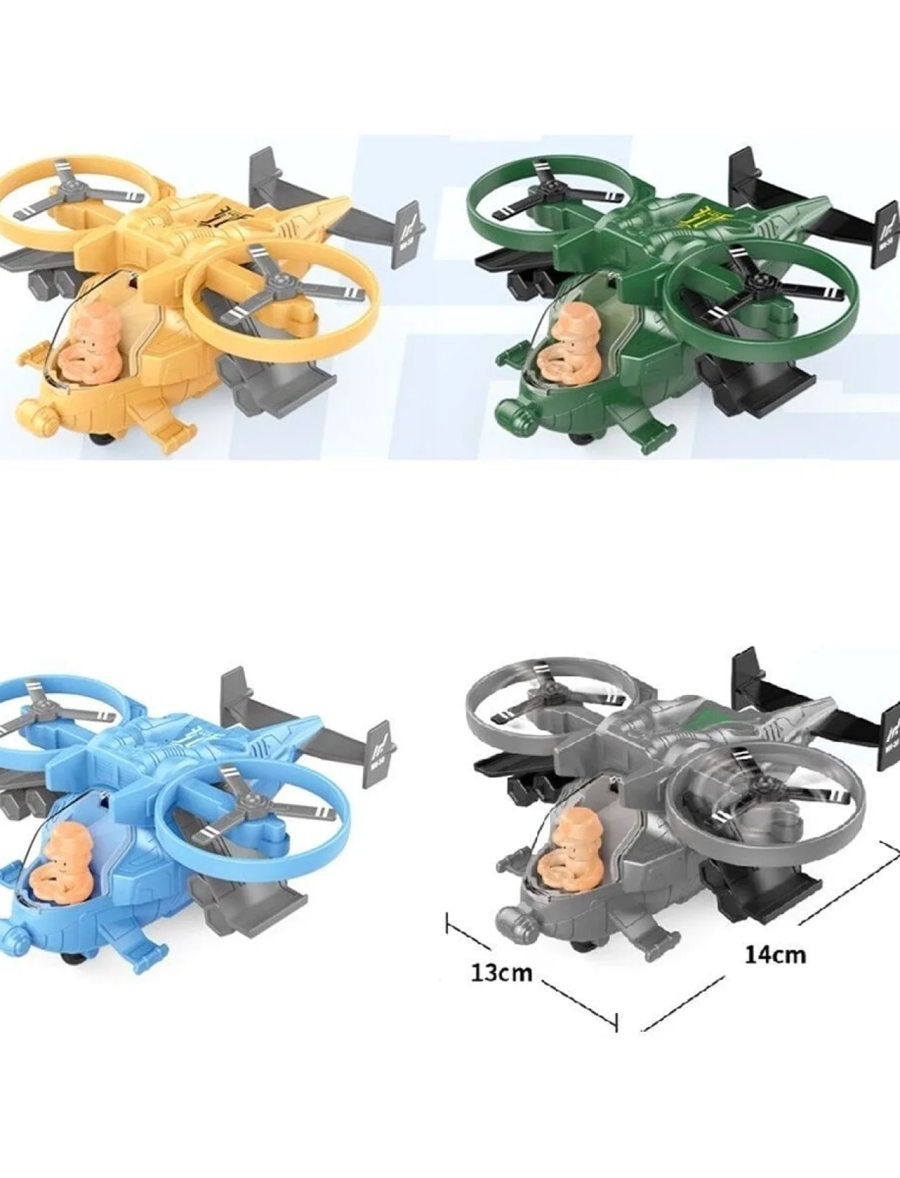 MXT-3616 Sürtmeli Askeri Helikopter -Vardem Oyuncak